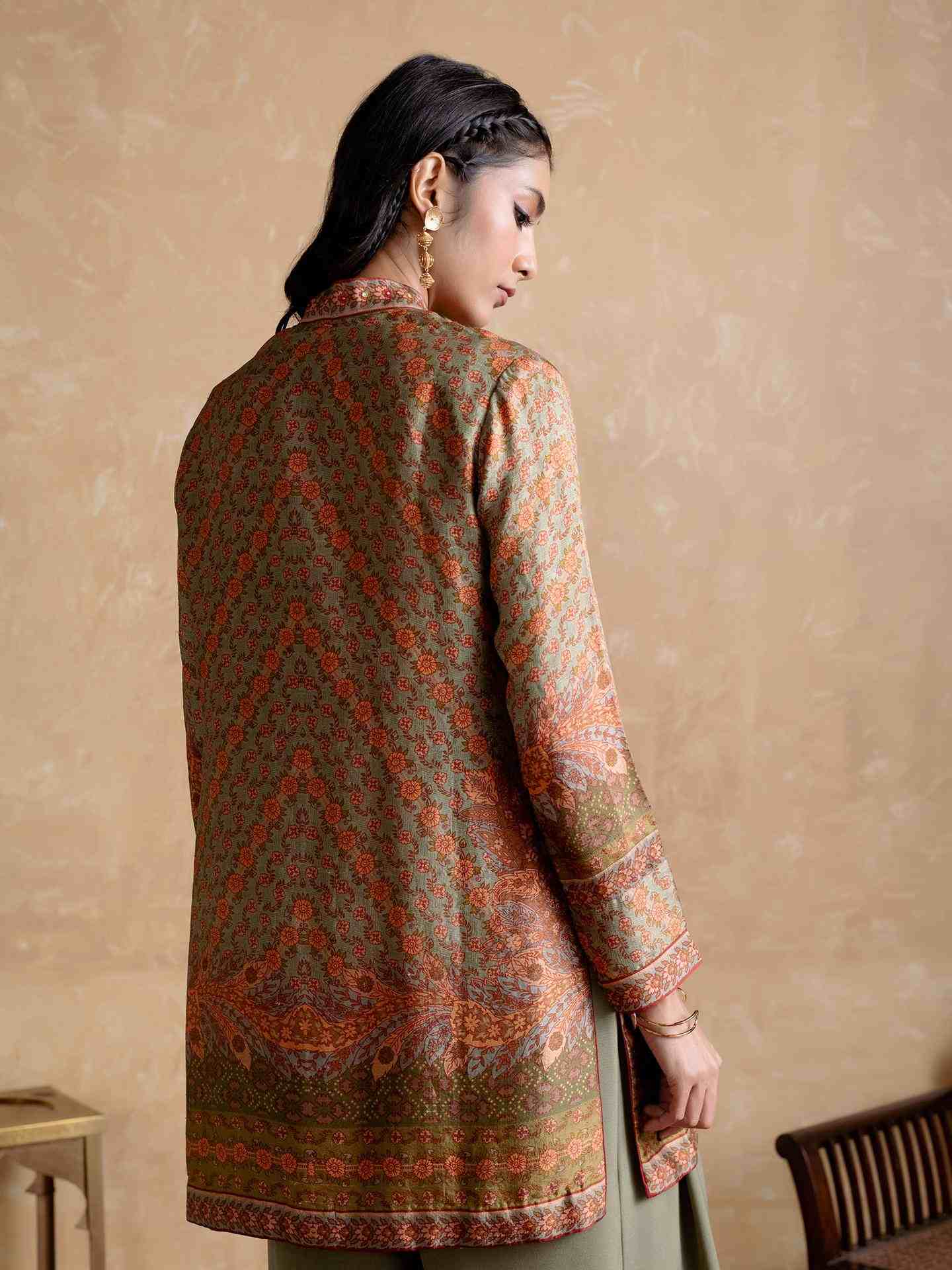 Khaki Dia Kurti