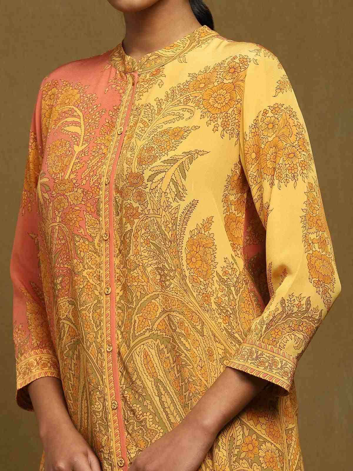 Yellow Chakori Kurti