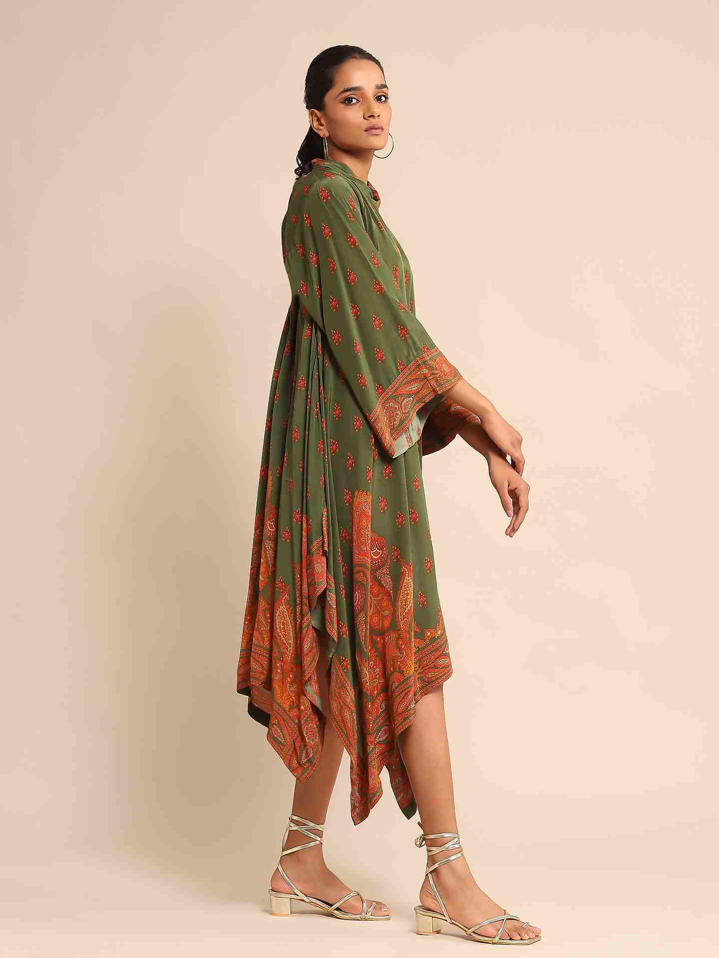Olive & Rust Farzana Kaftan