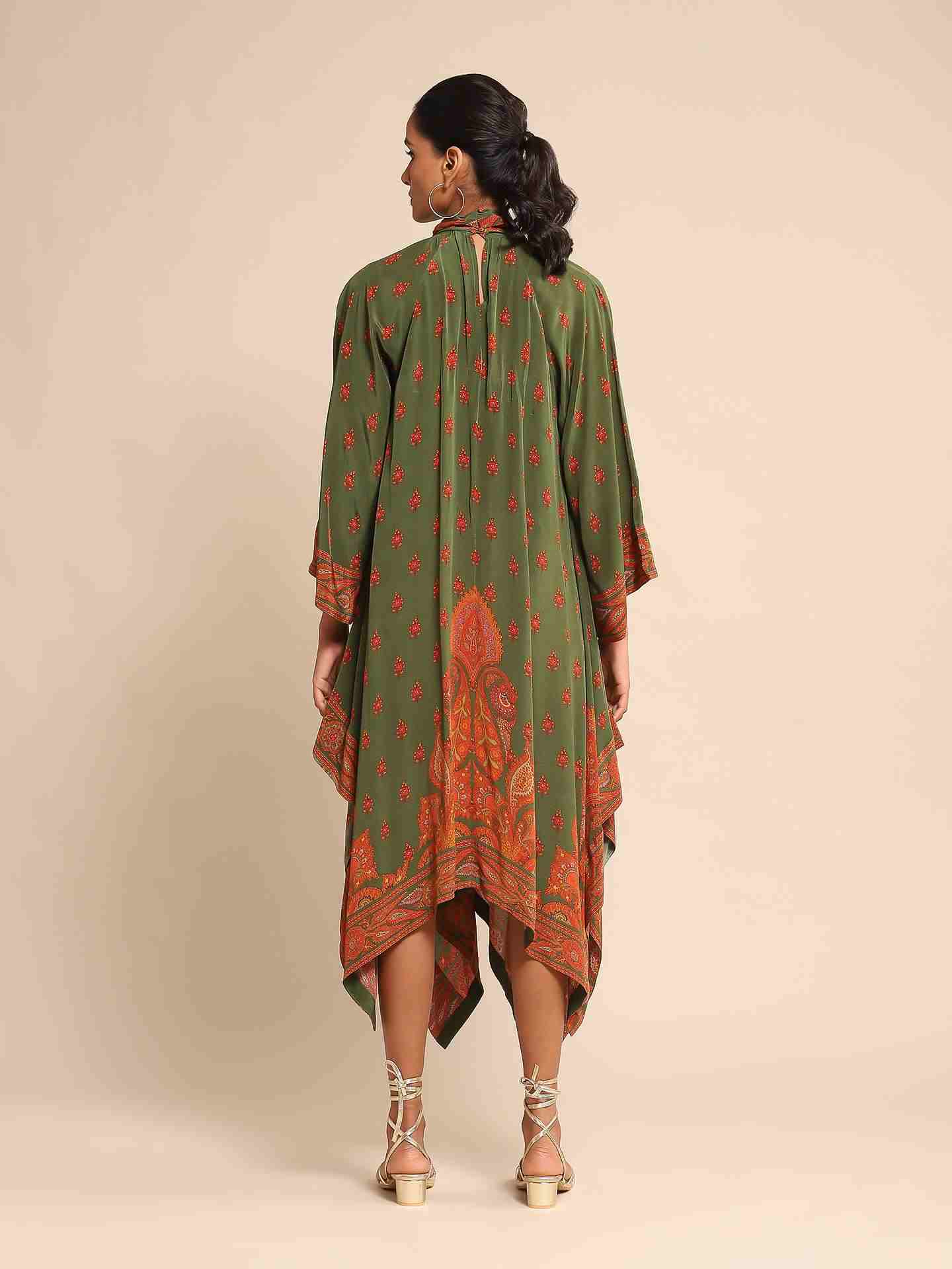 Olive & Rust Farzana Kaftan