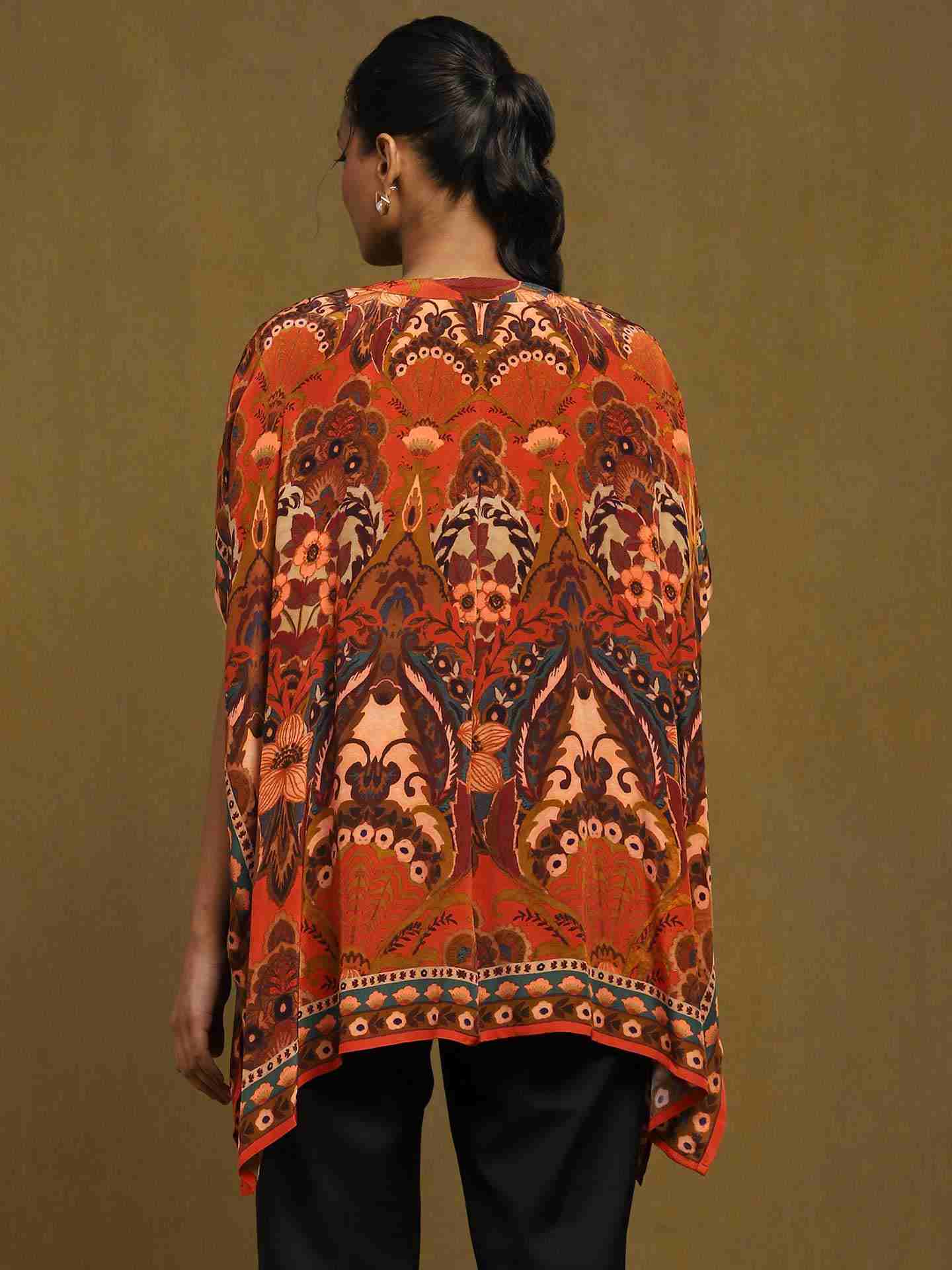 Rust Mandala Kurti