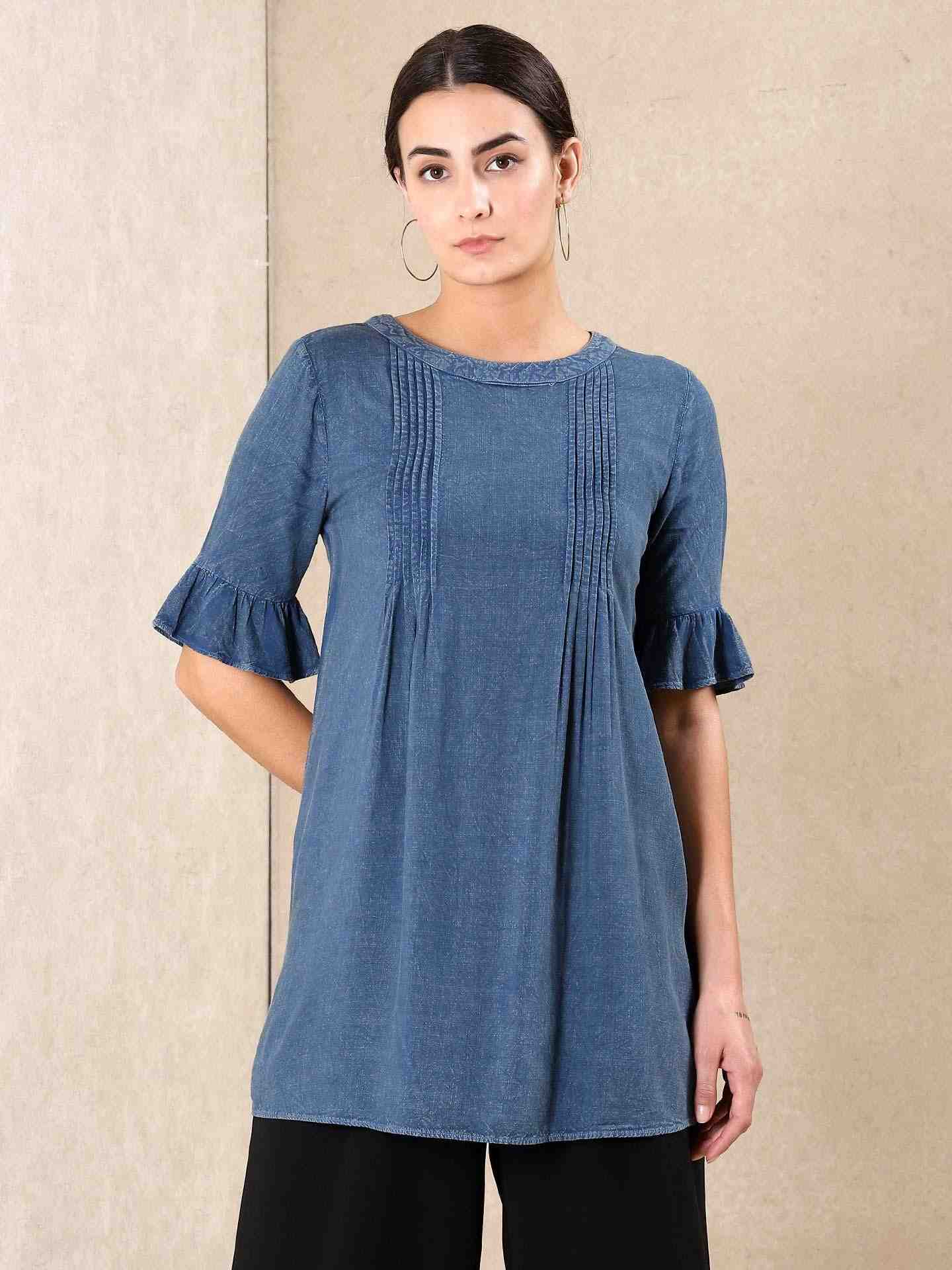 Indigo Modern Minimalist Kurti