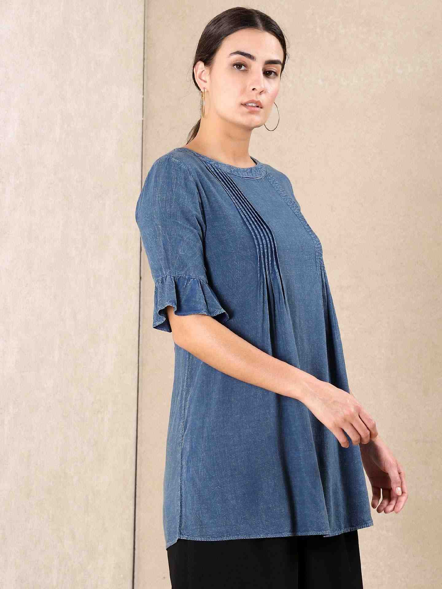 Indigo Modern Minimalist Kurti