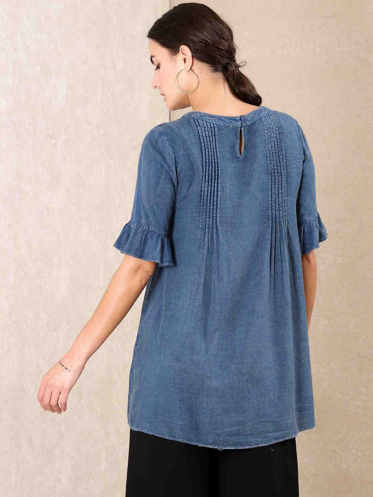 Indigo Modern Minimalist Kurti