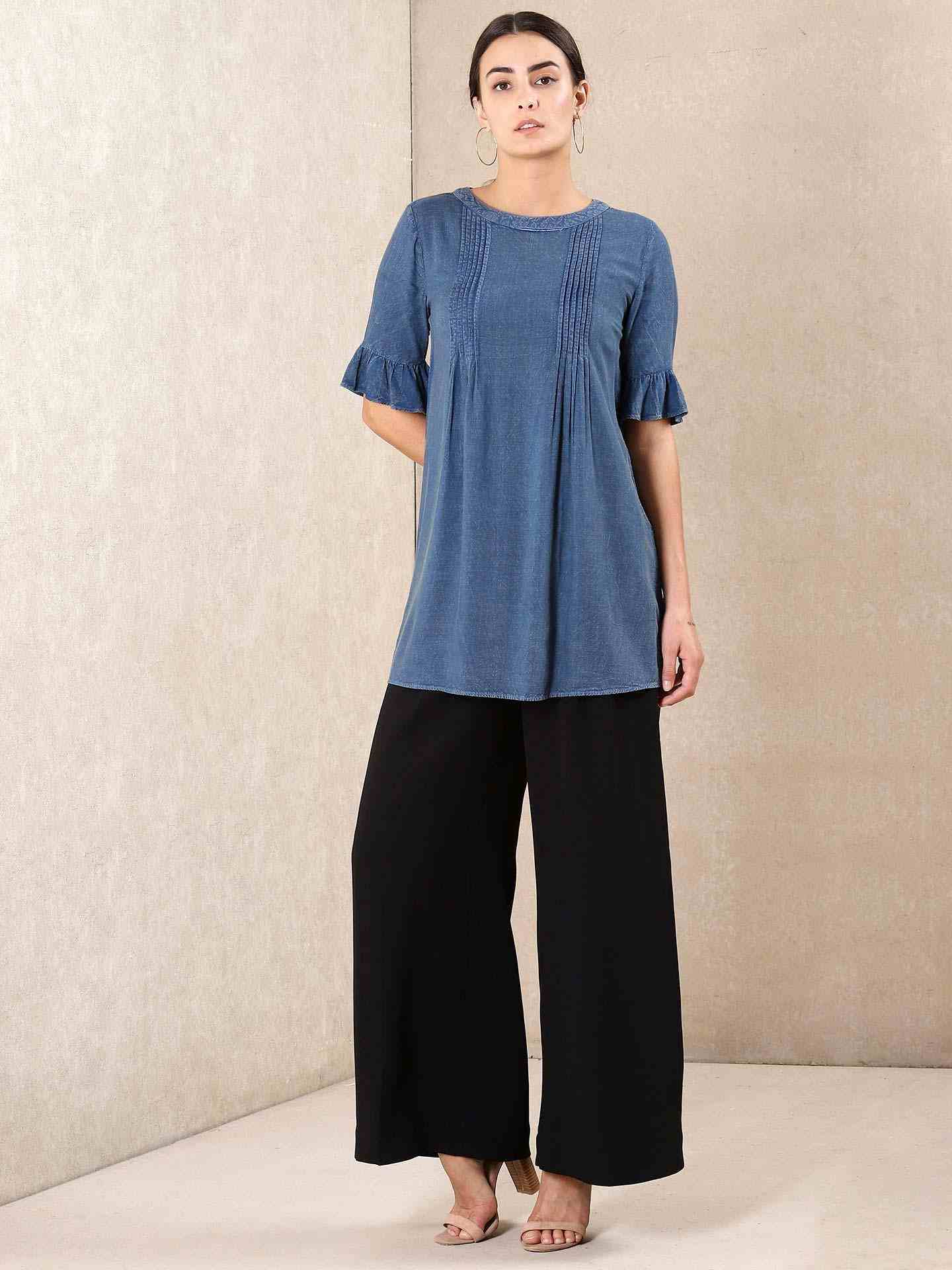 Indigo Modern Minimalist Kurti