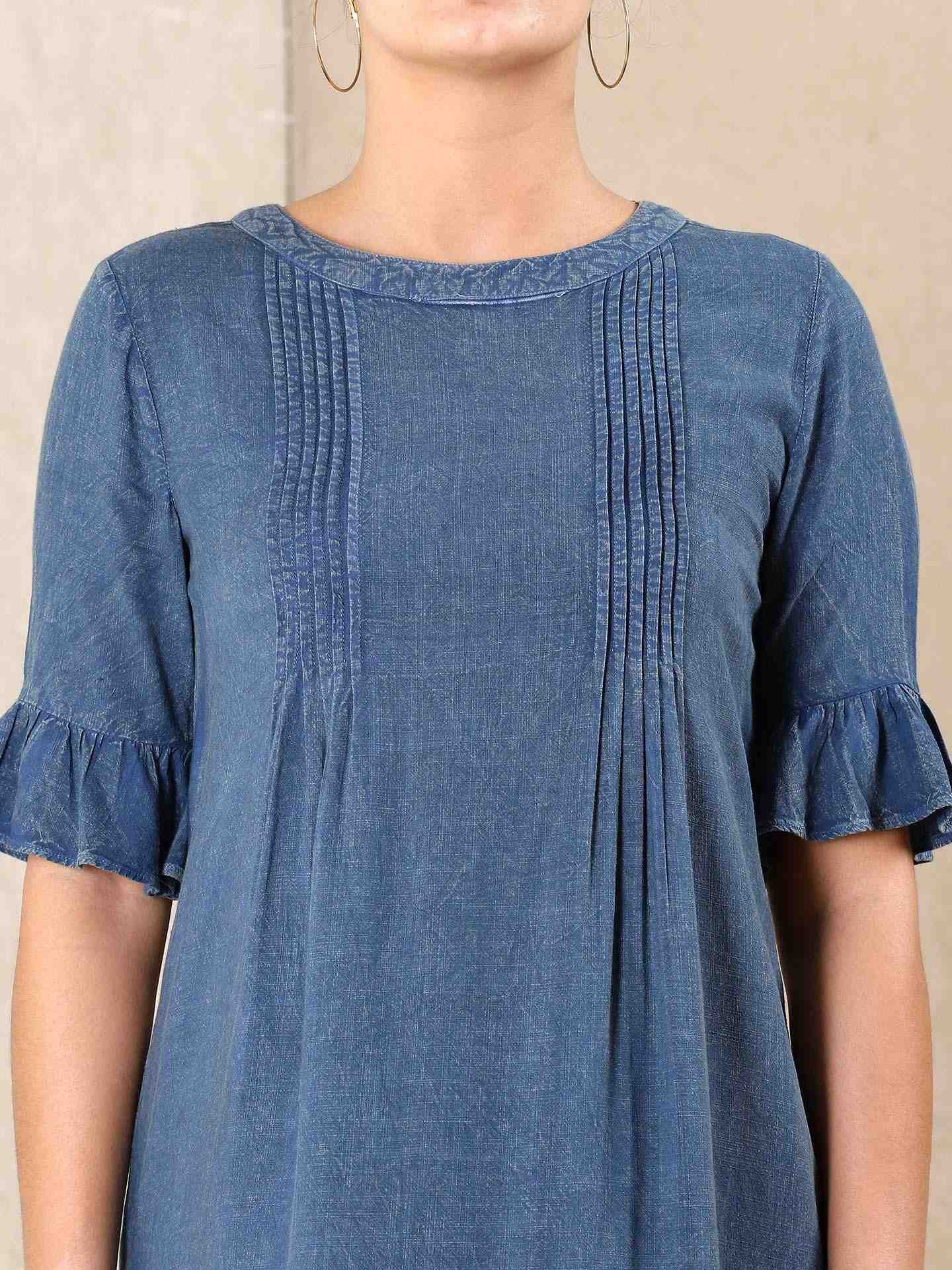 Indigo Modern Minimalist Kurti