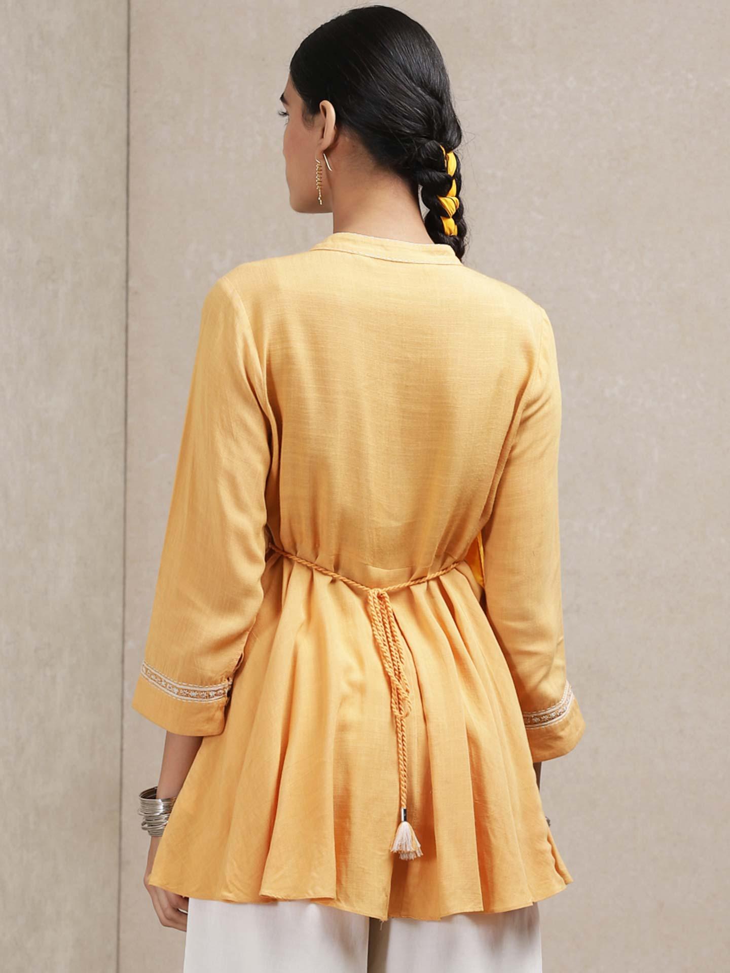 Yellow Dor Kurti