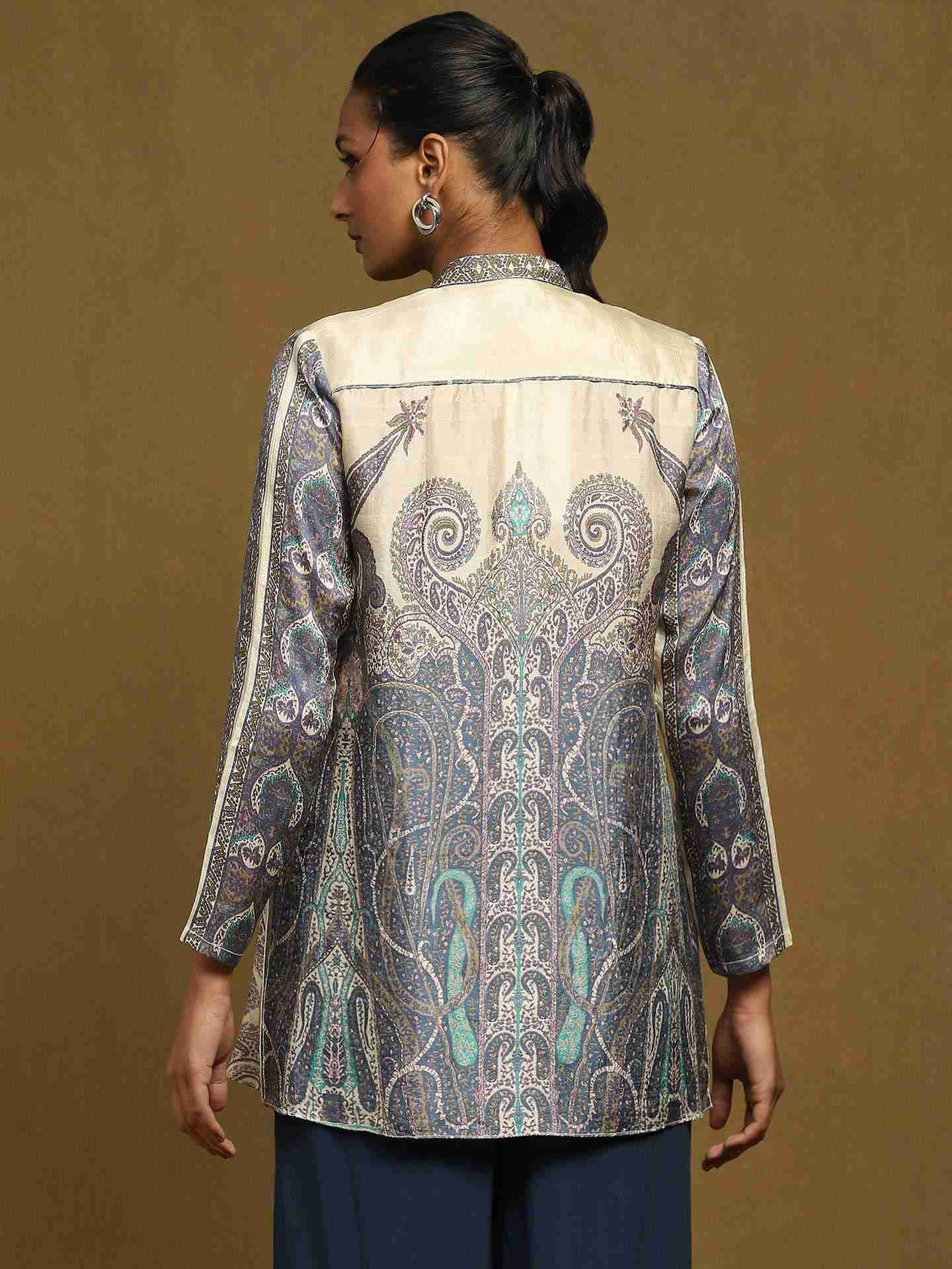 Off White Joshika Kurti