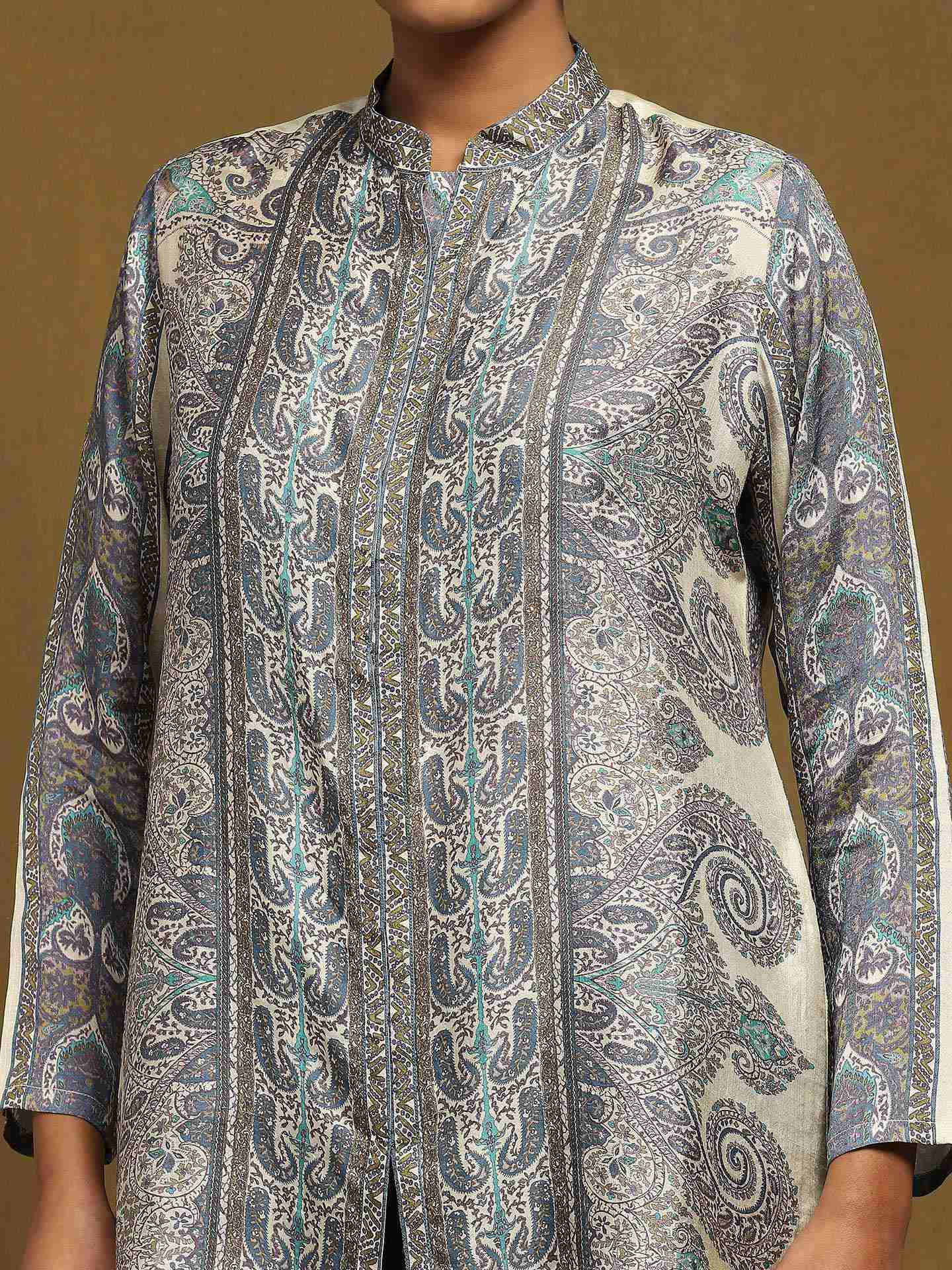 Off White Joshika Kurti