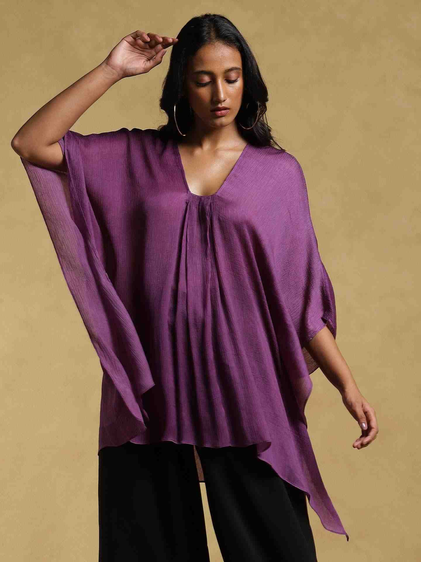 Purple Ethereal Kurti