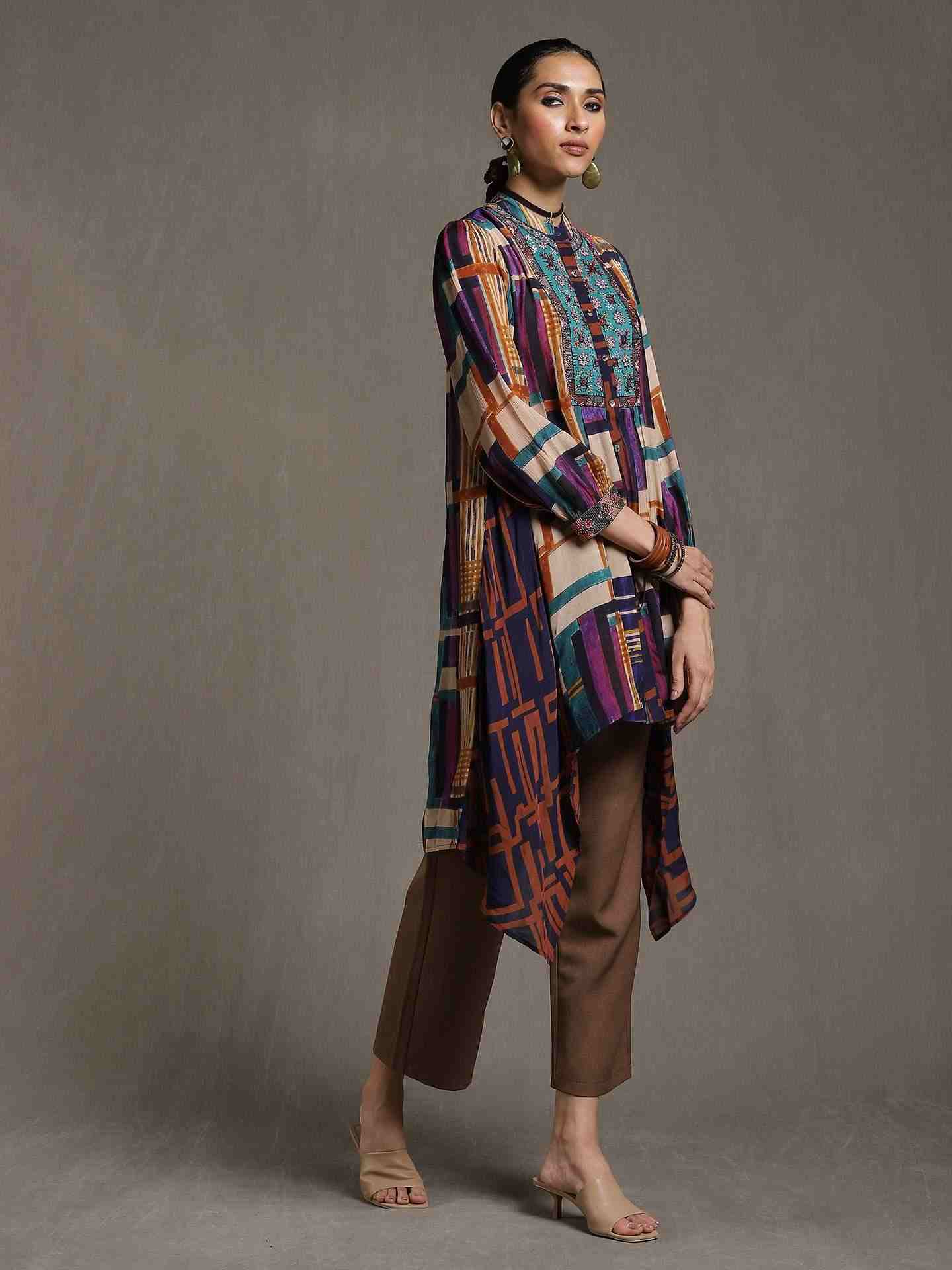 Multi-Color Cleopatra Kurti