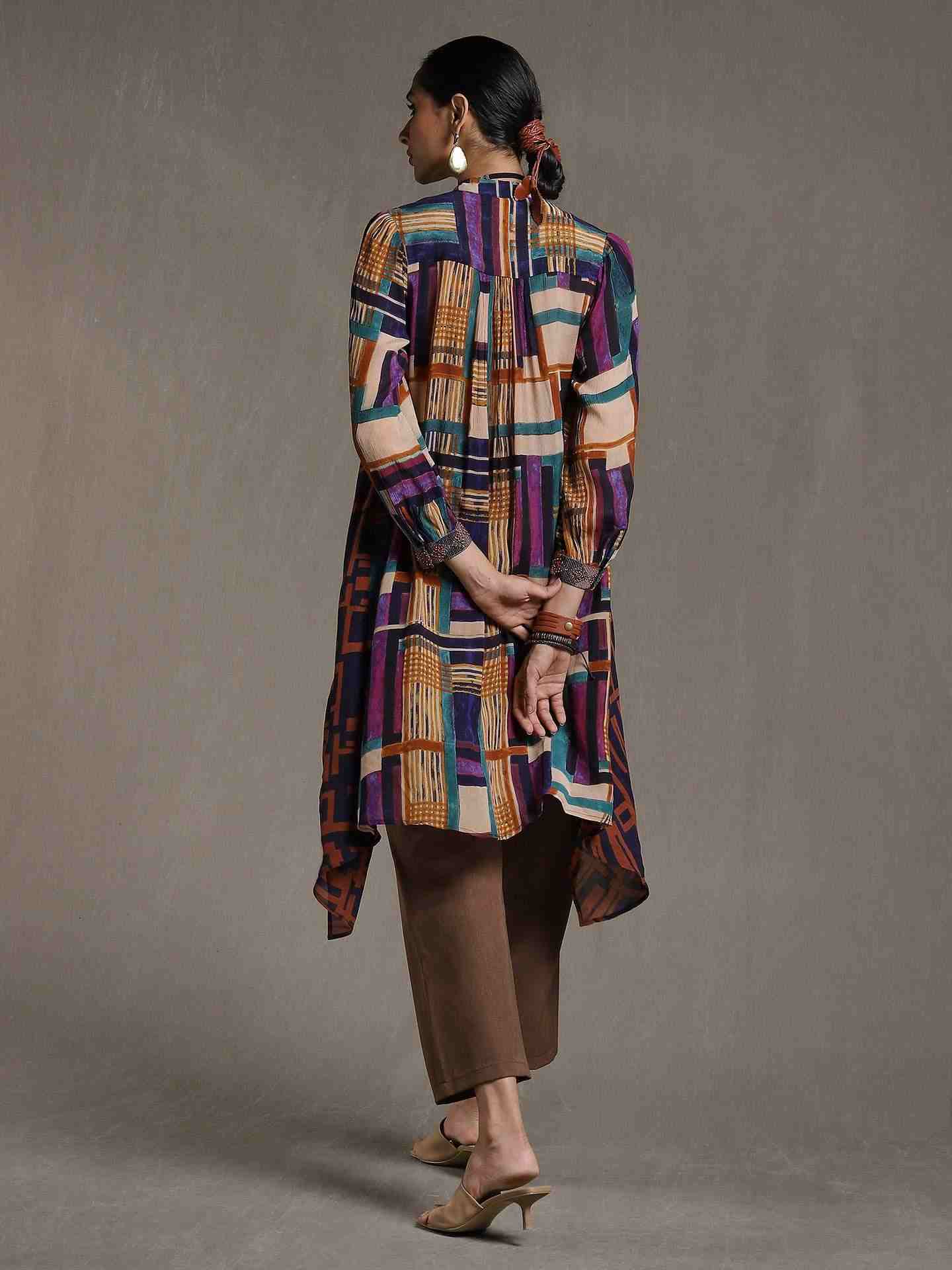 Multi-Color Cleopatra Kurti