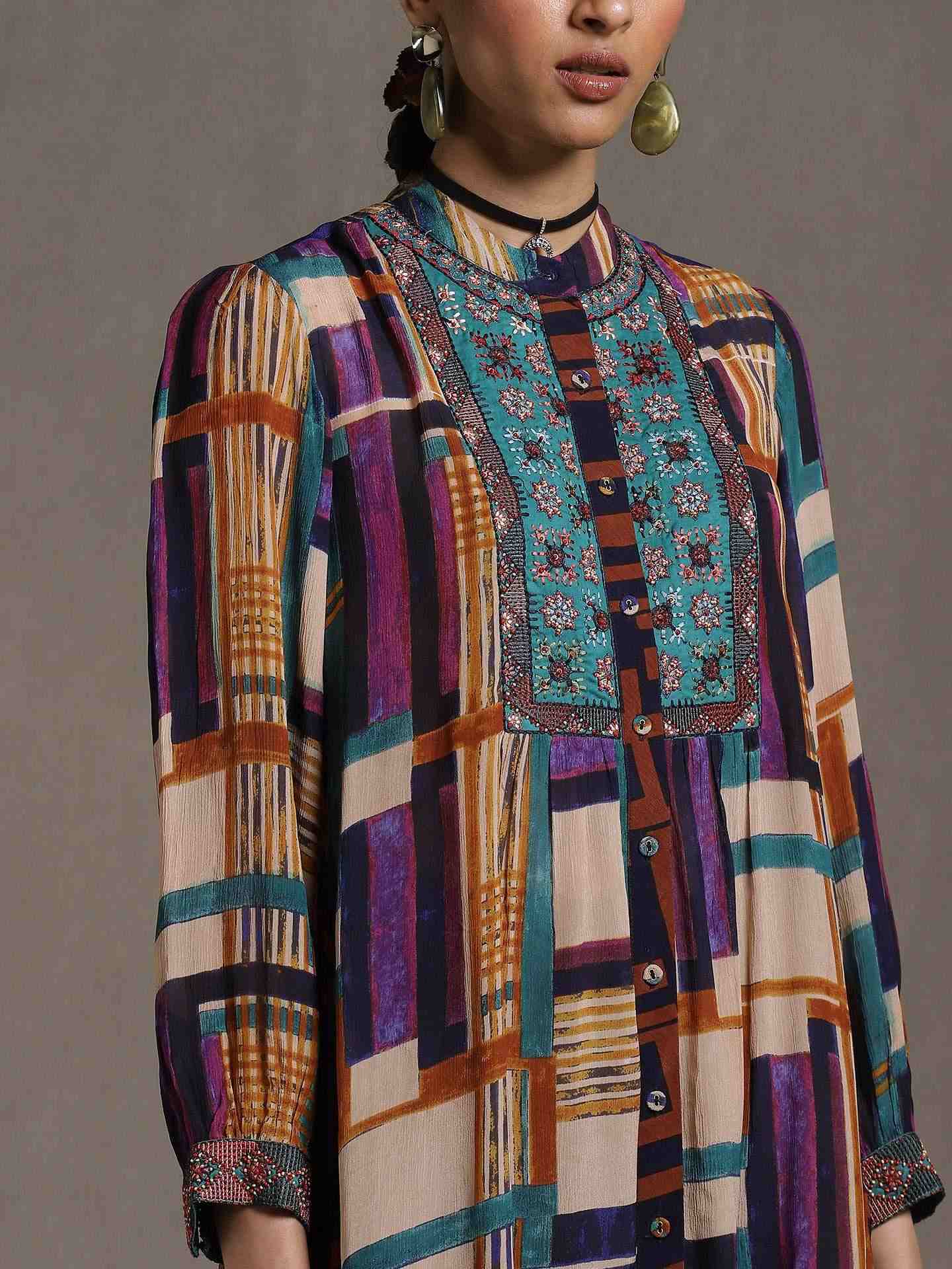 Multi-Color Cleopatra Kurti