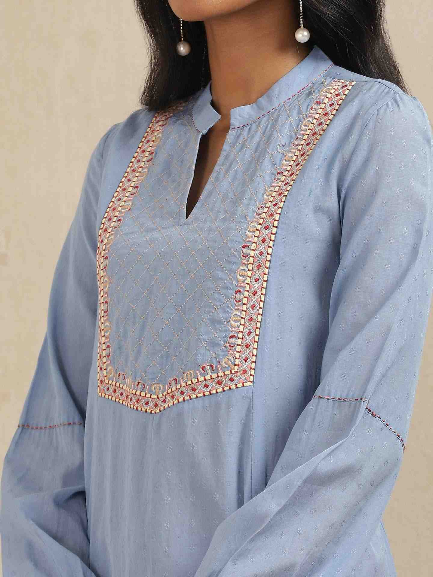 Blue Quint Kurti