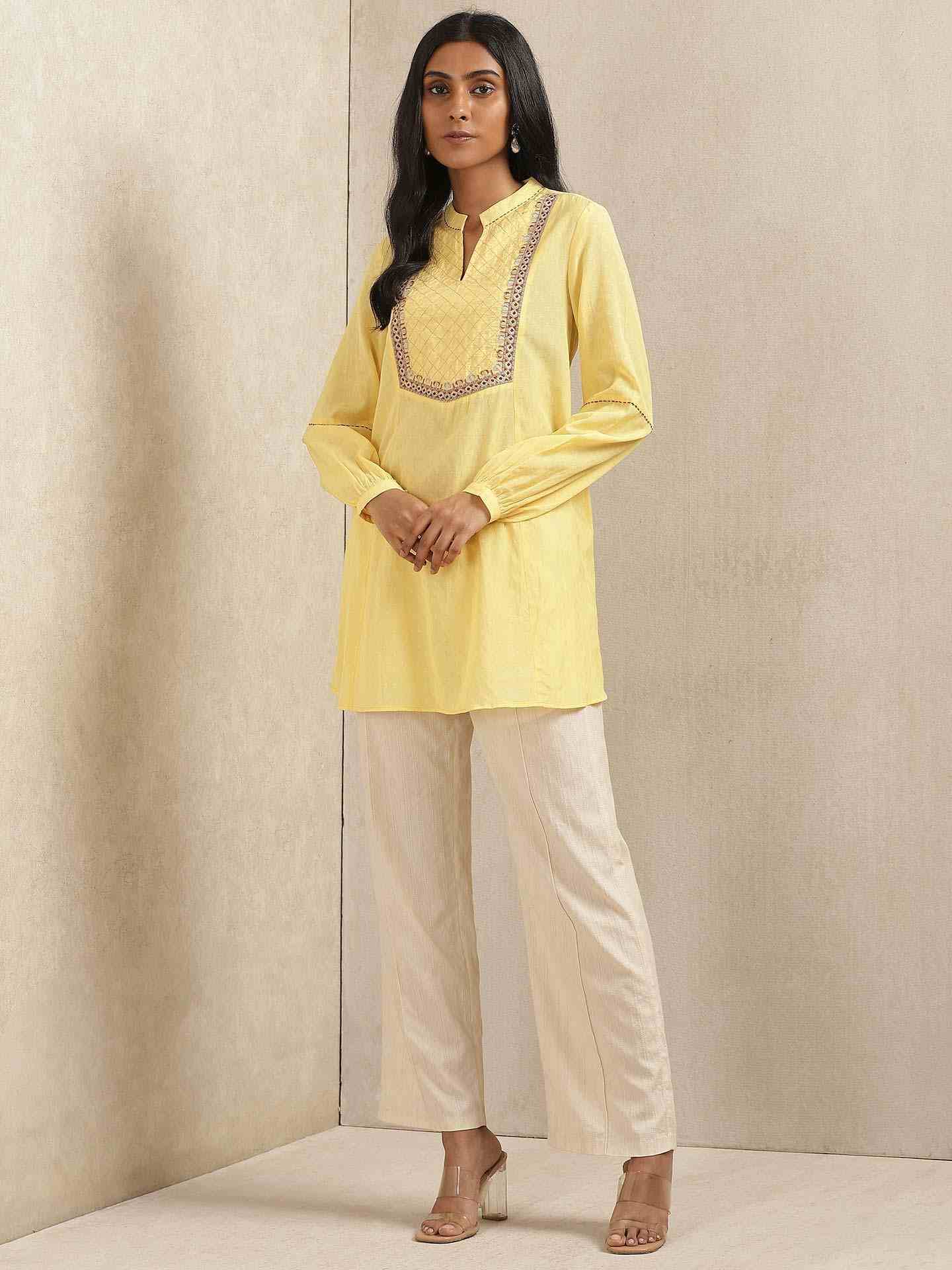 Yellow Quint Kurti
