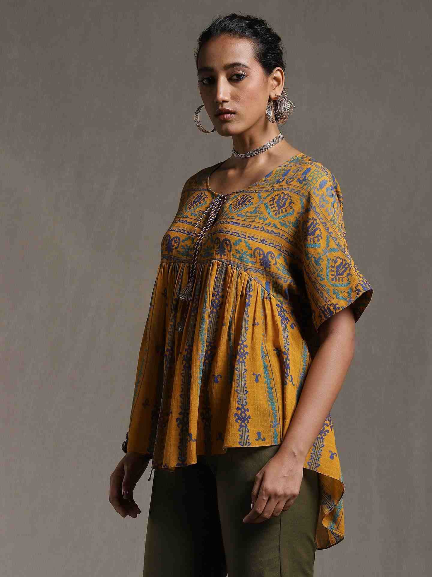 Yellow Egypt Kurti