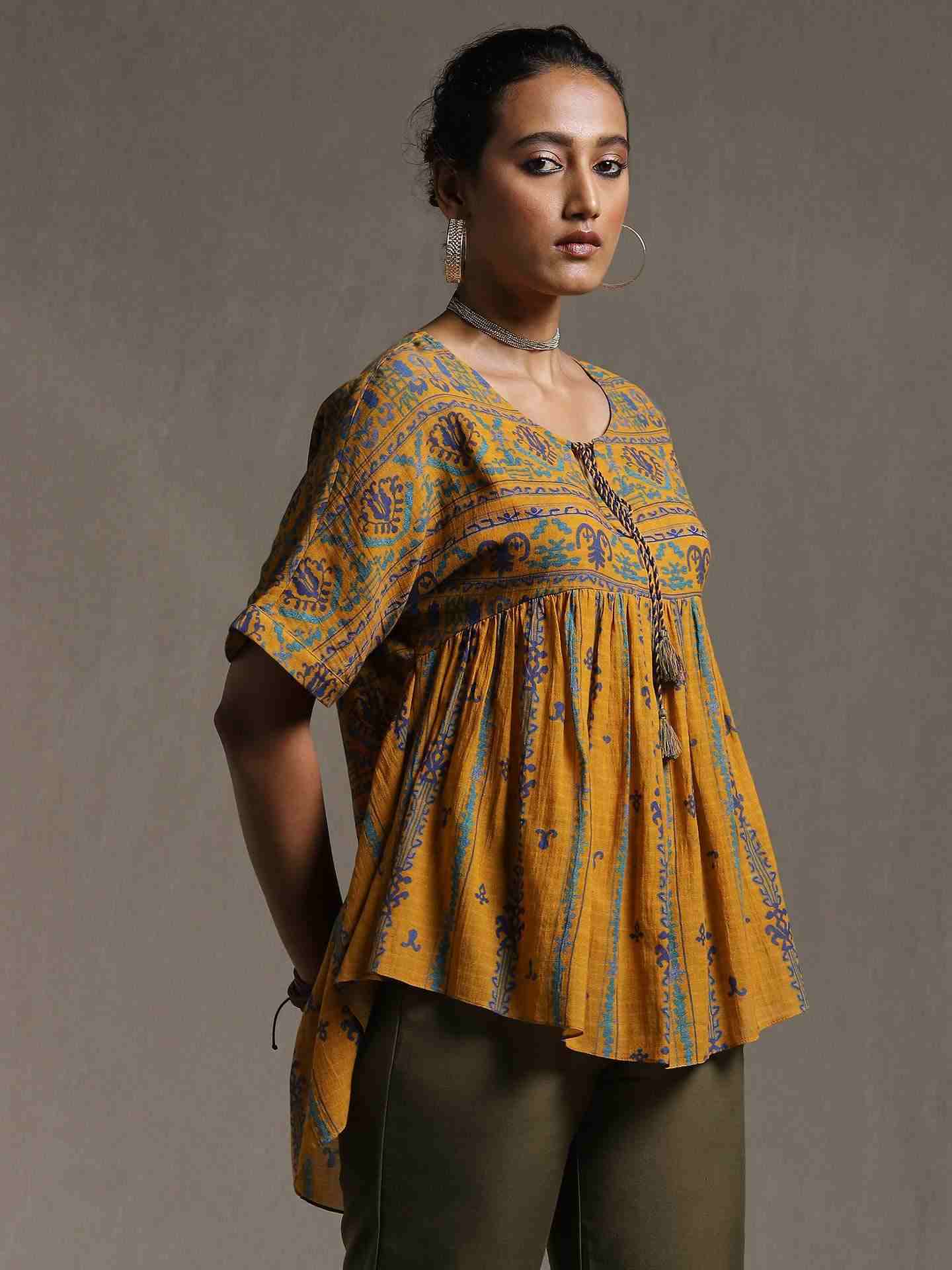 Yellow Egypt Kurti