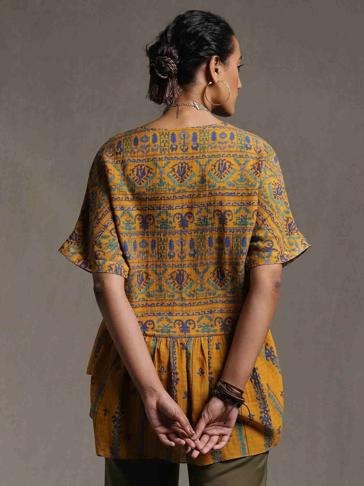 Yellow Egypt Kurti