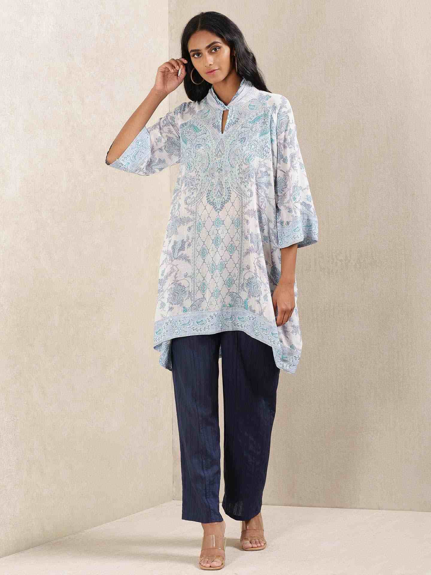 Blue Charulekha Kurti