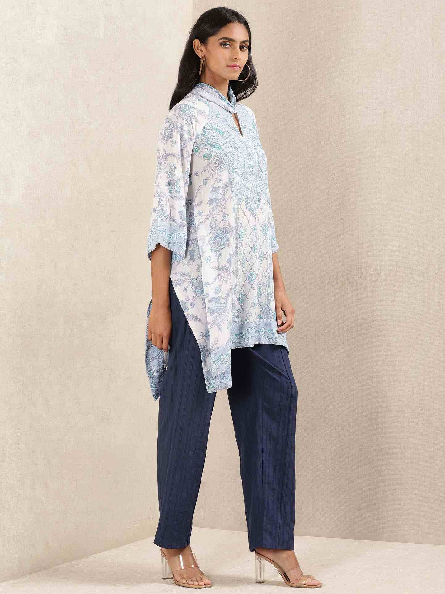 Blue Charulekha Kurti