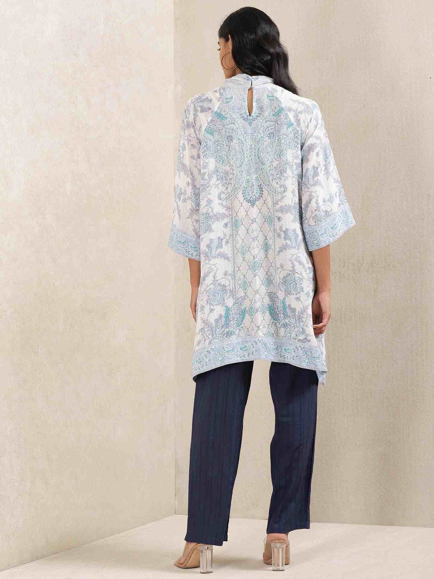 Blue Charulekha Kurti