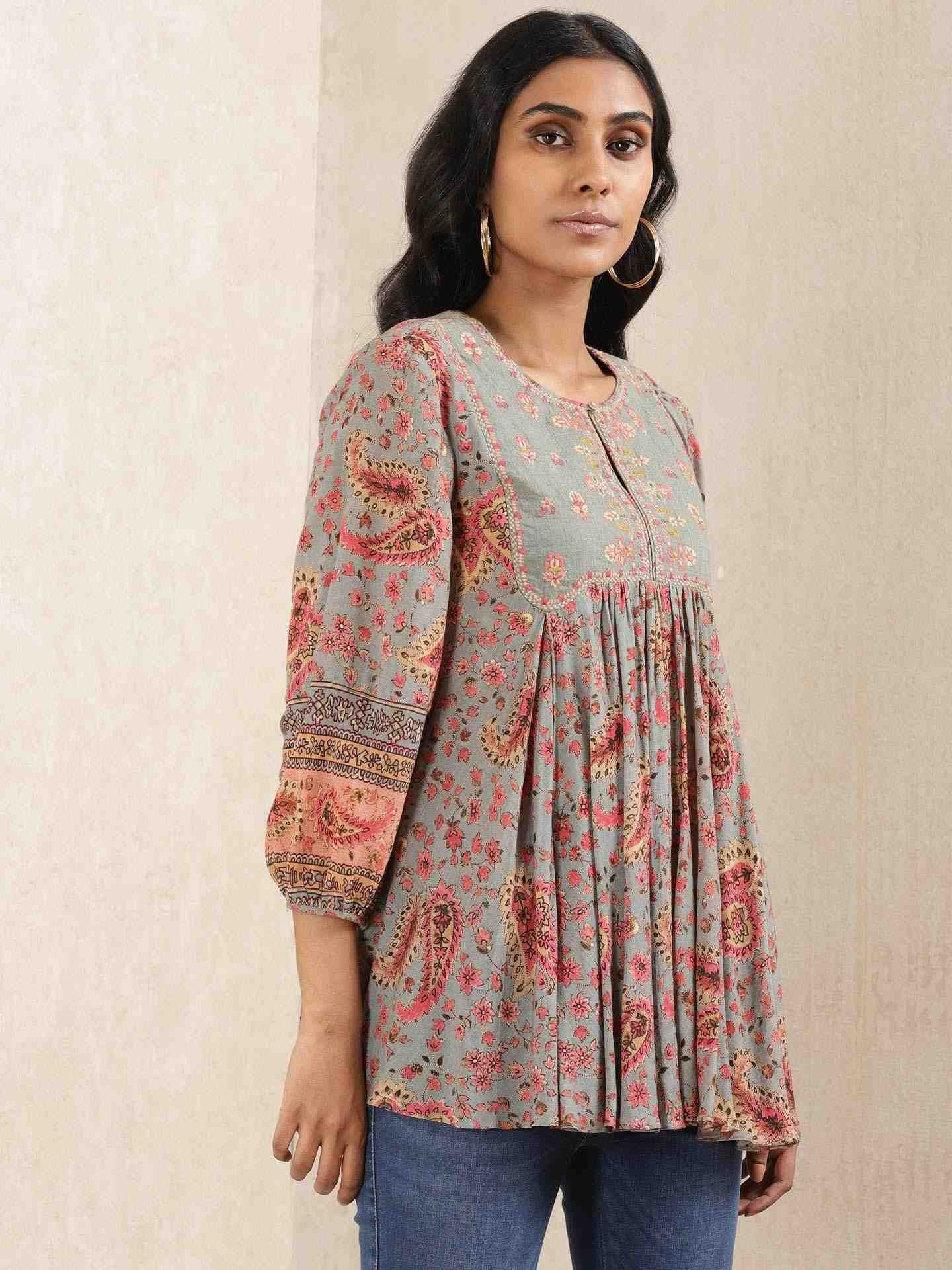 Grey Kanika Kurti