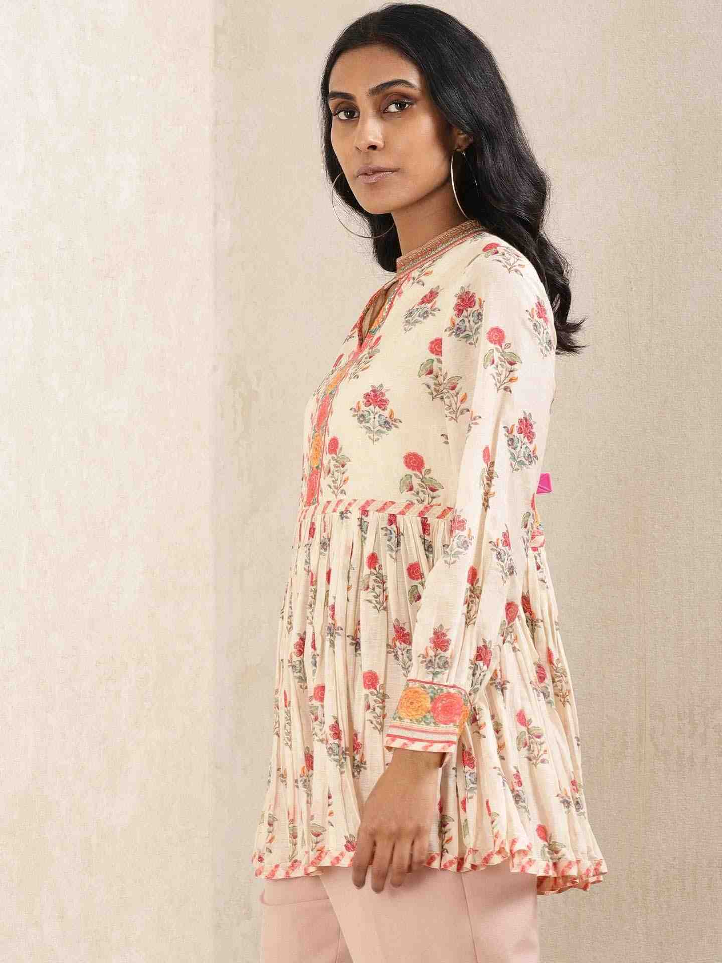 Ecru Keya Layout Kurti