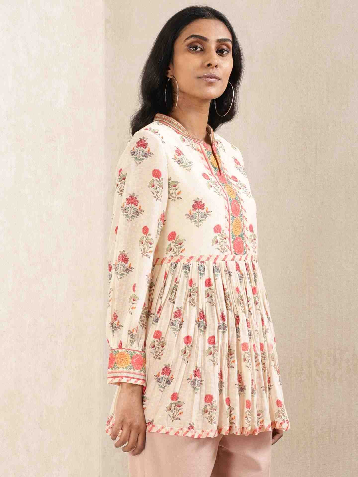 Ecru Keya Layout Kurti