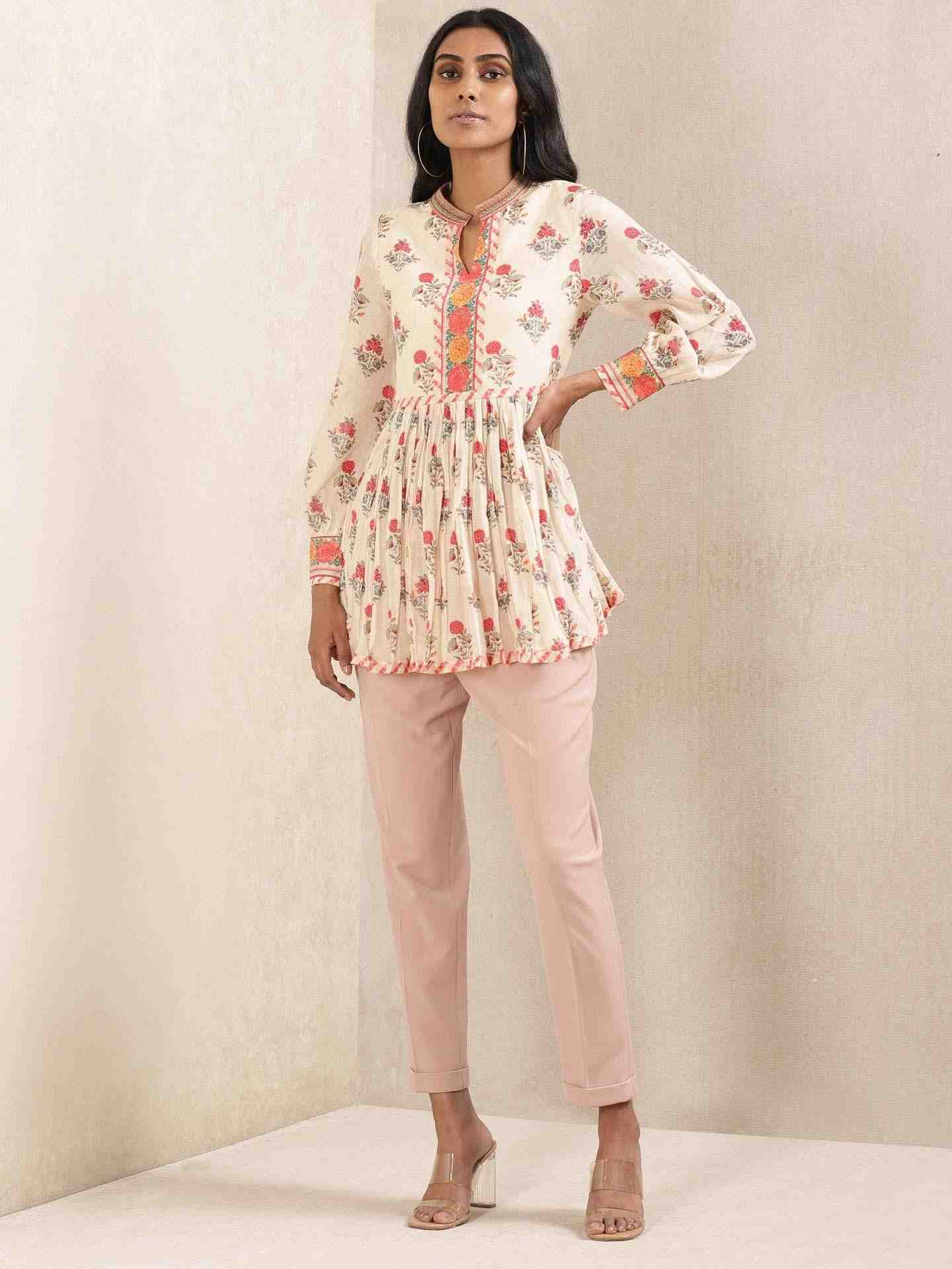 Ecru Keya Layout Kurti