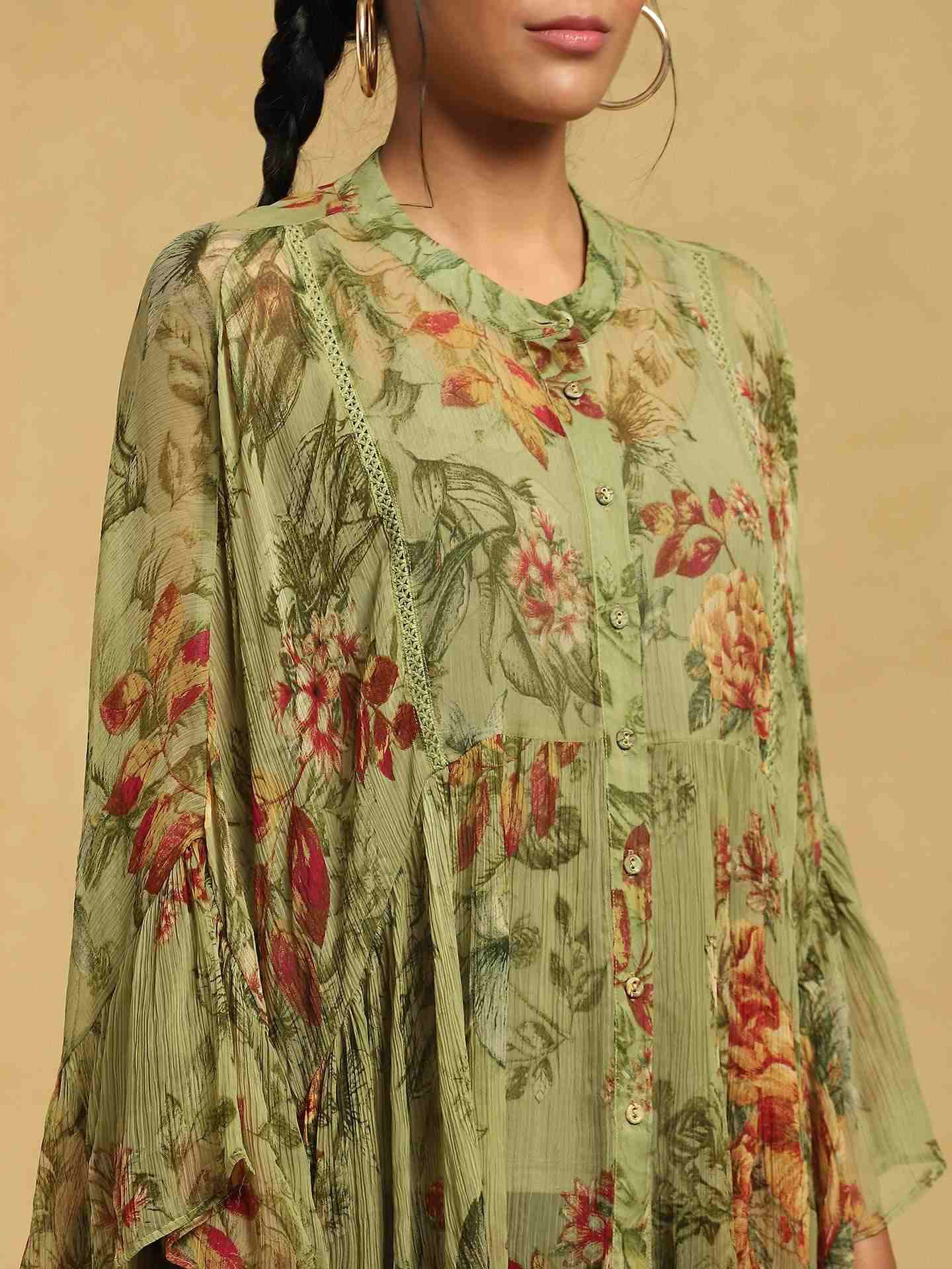 Green Divine Kurti