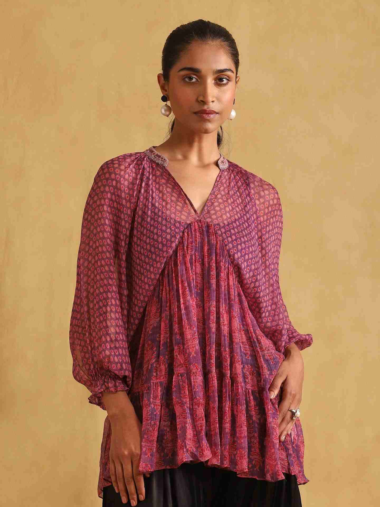 Purple Anantam Kurti