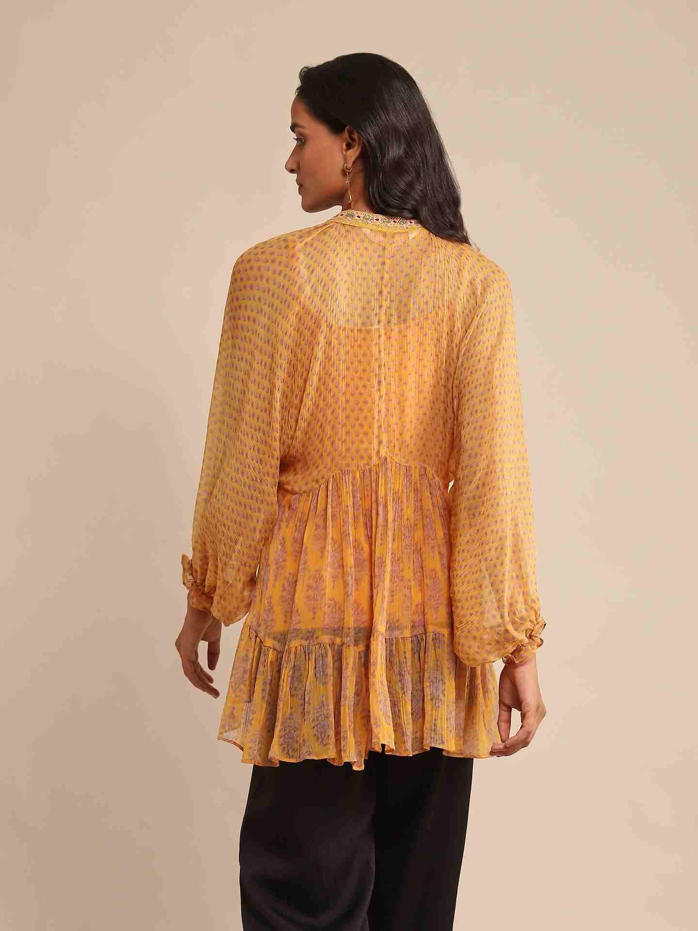 Yellow Anantam Kurti