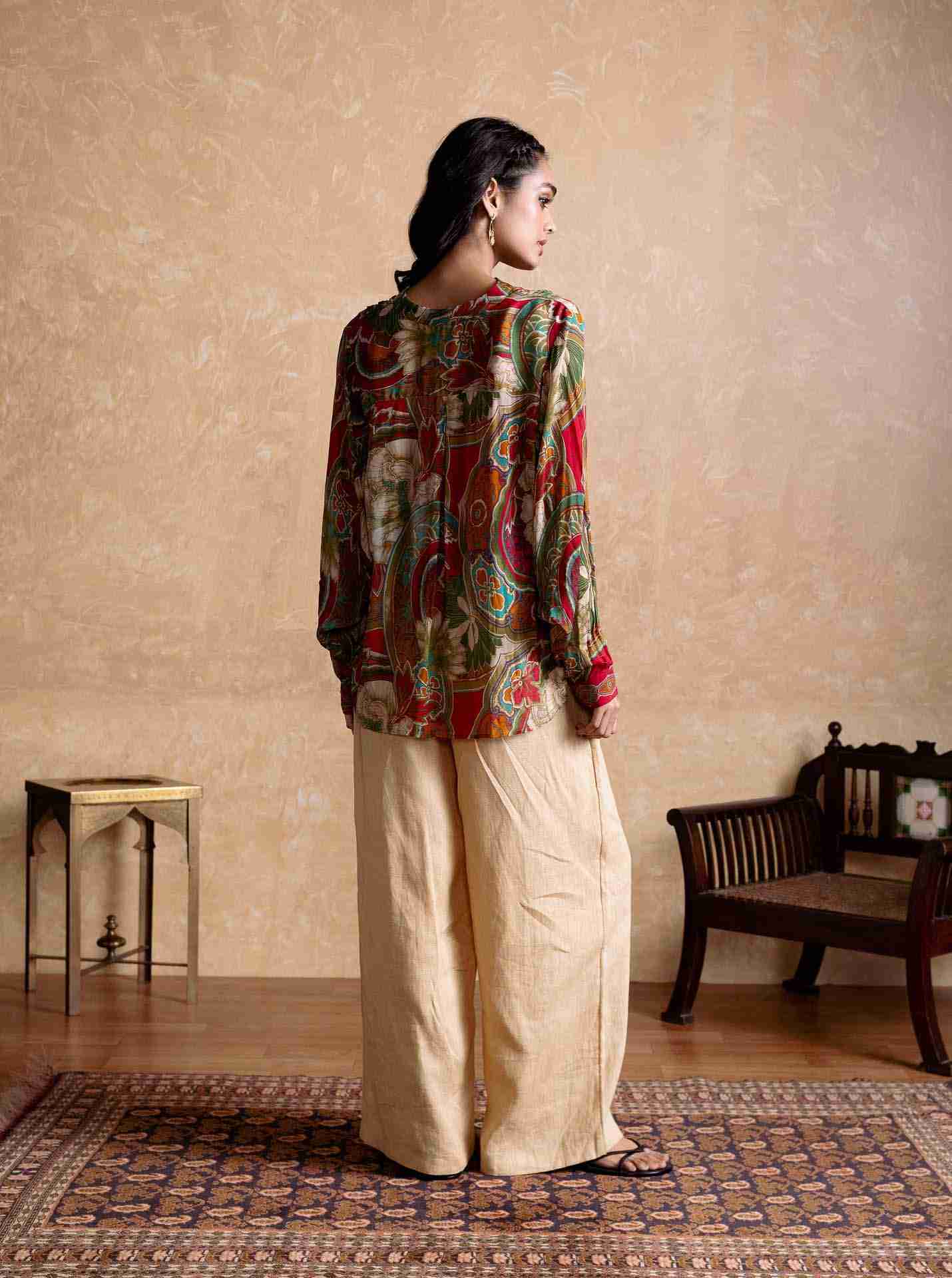 Red Floriant Print Kurti