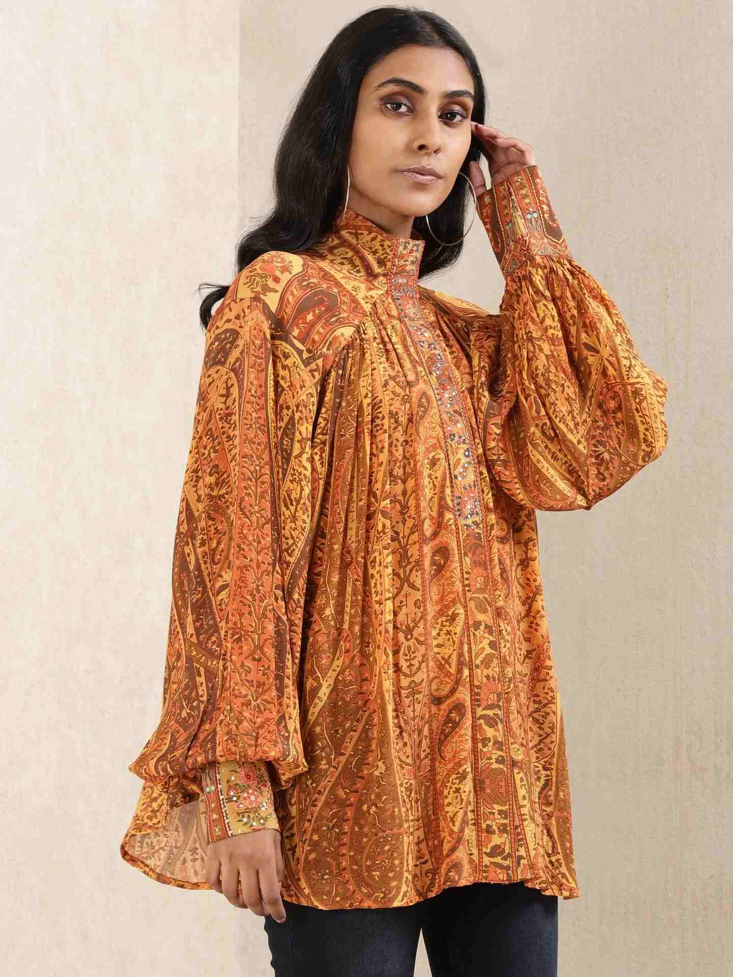 Rust Maharaja Kurti