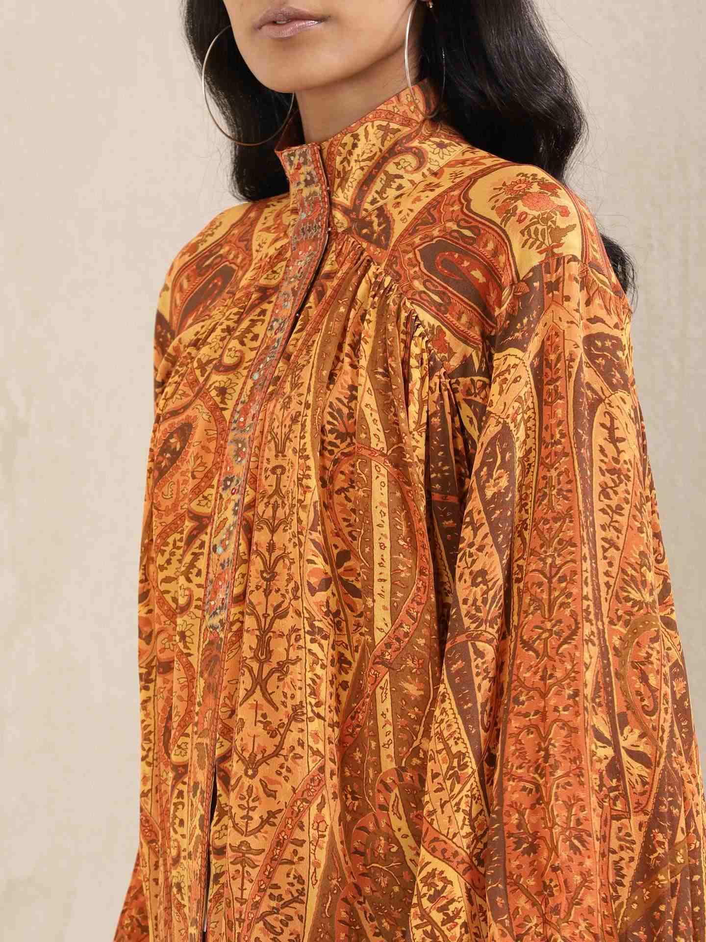 Rust Maharaja Kurti
