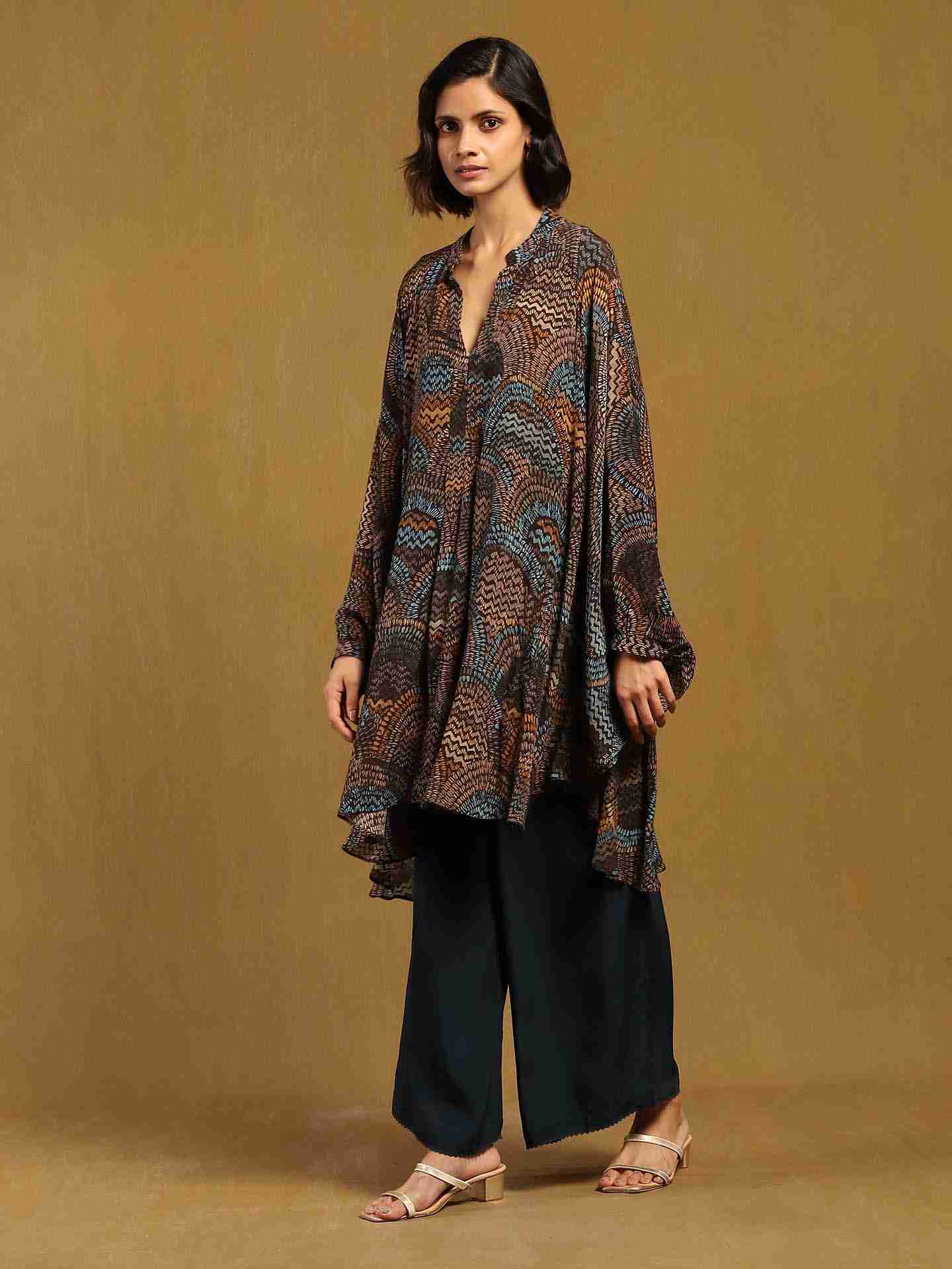 Green Aboriginal Kurti