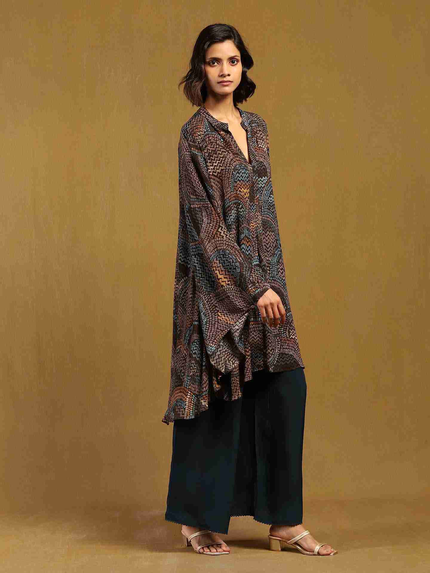 Green Aboriginal Kurti