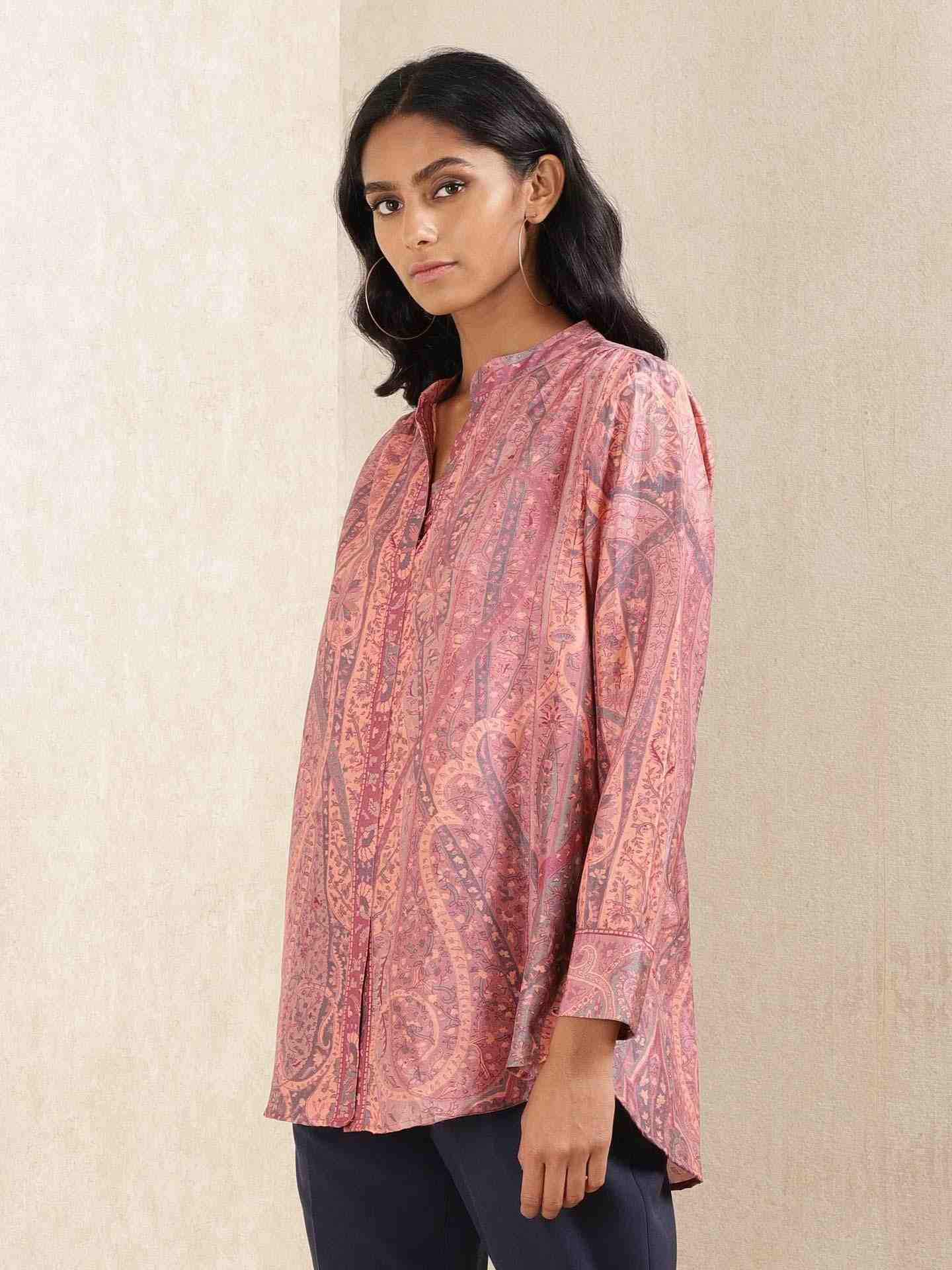 Pink Maharaja Kurti