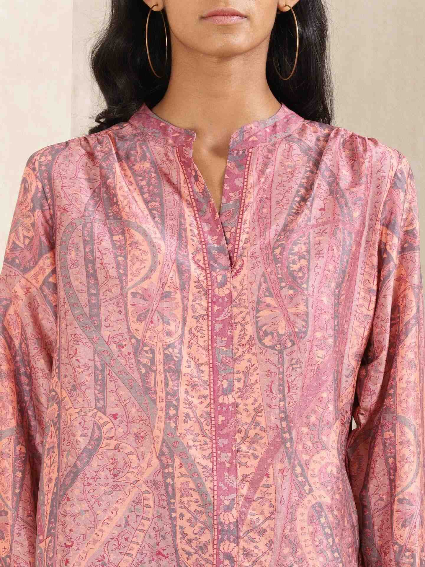 Pink Maharaja Kurti