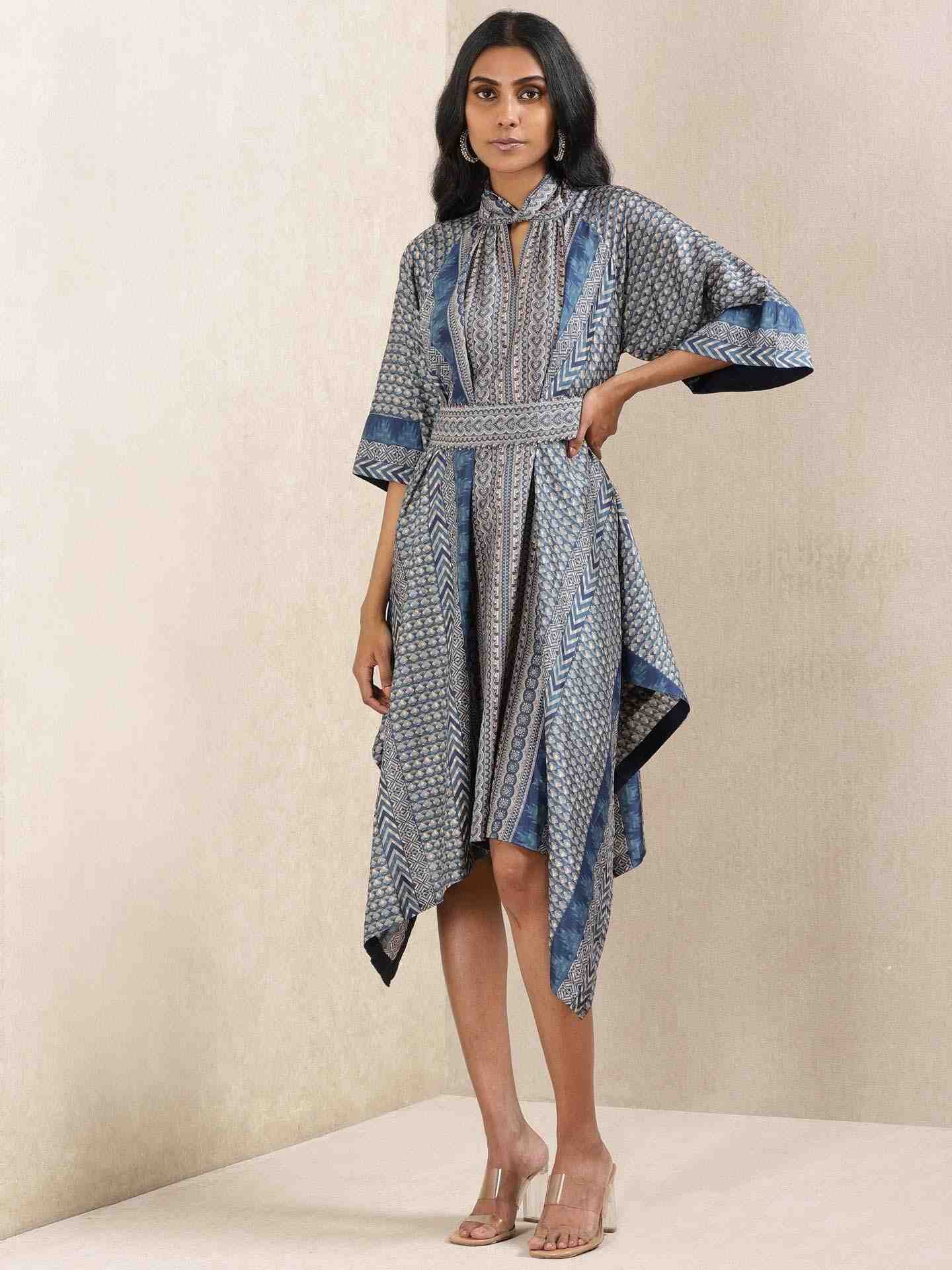 Indigo Zeeni Dress