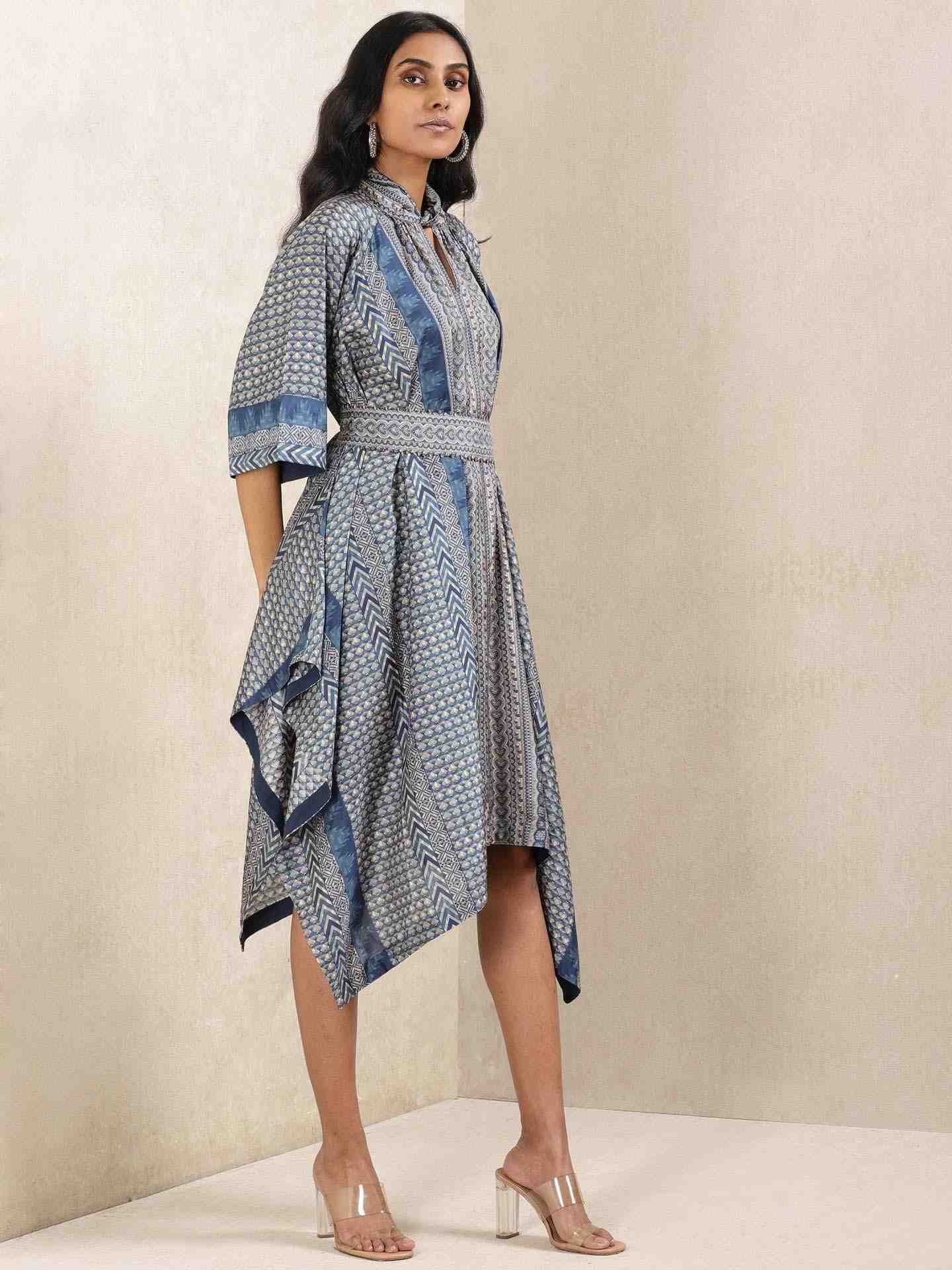 Indigo Zeeni Dress