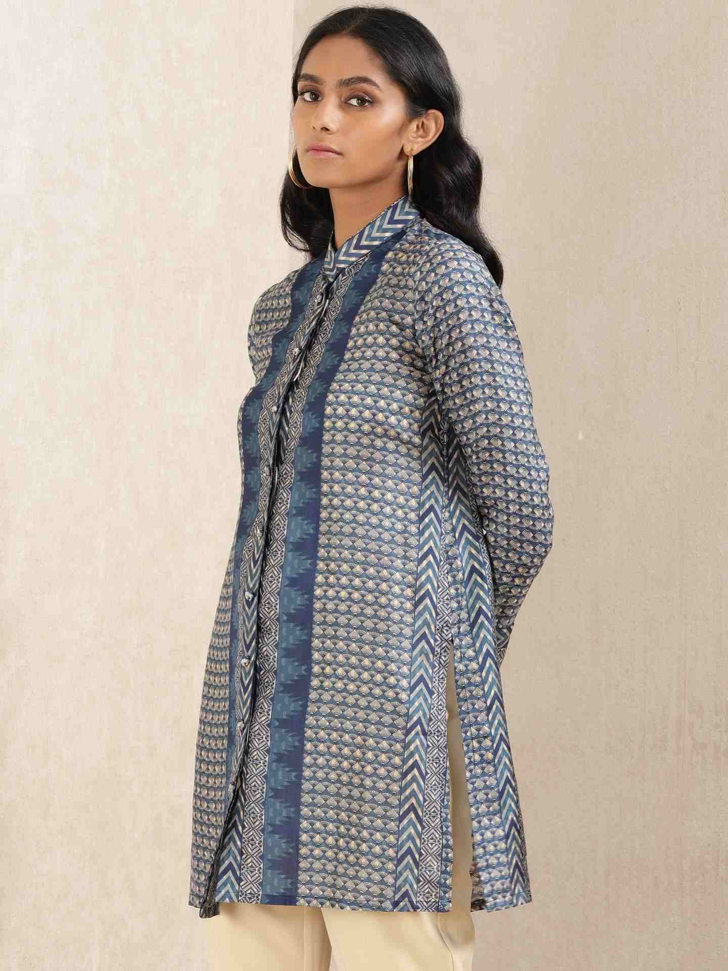Indigo Zeeni Kurti