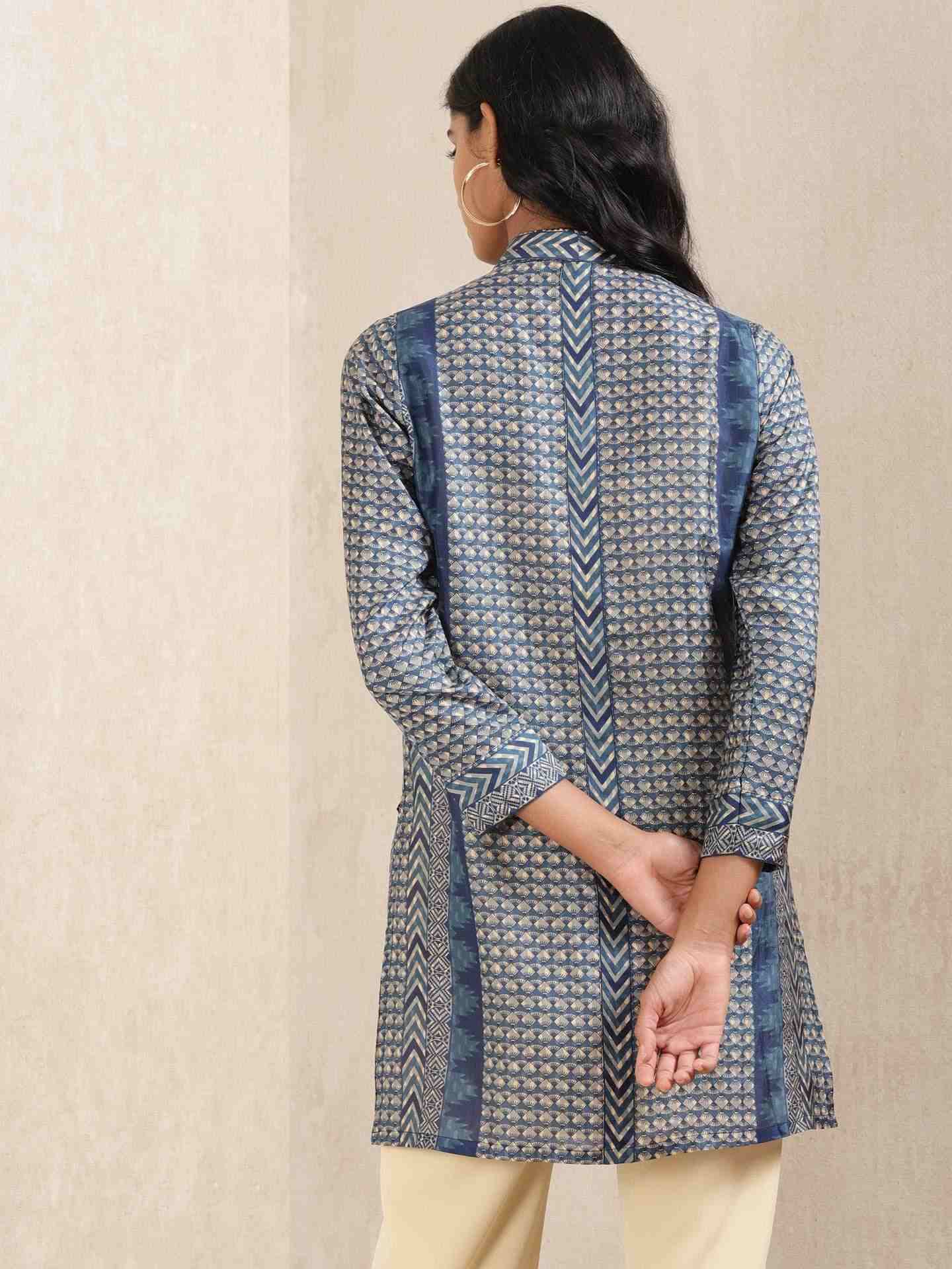 Indigo Zeeni Kurti