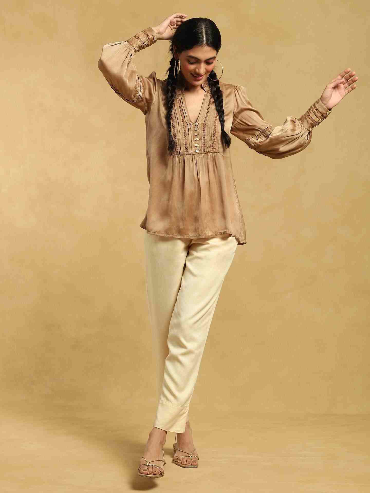 Brown Masai Mara Kurti