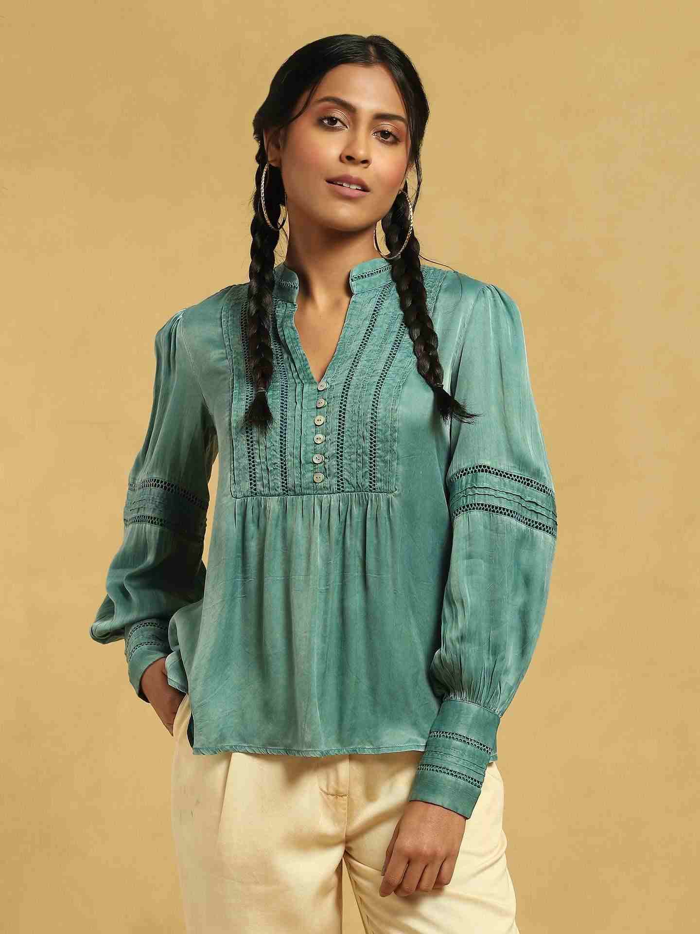 Teal Masai Mara Kurti