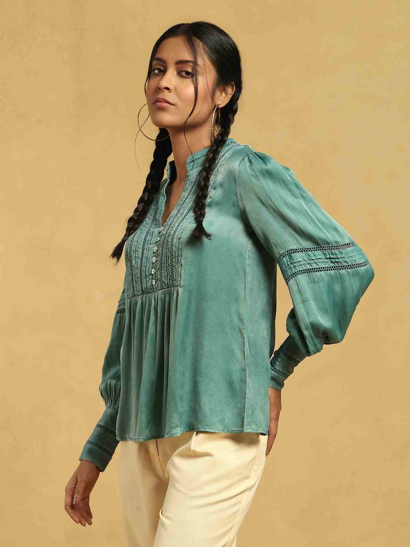 Teal Masai Mara Kurti