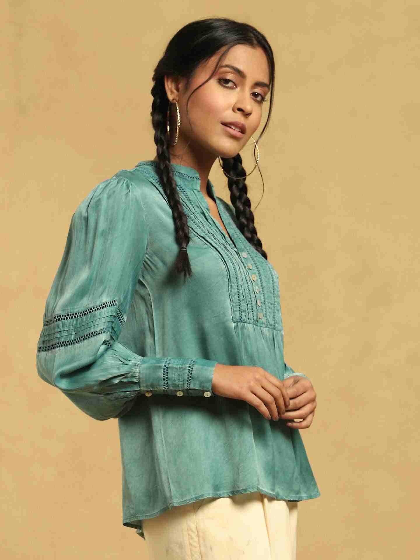 Teal Masai Mara Kurti
