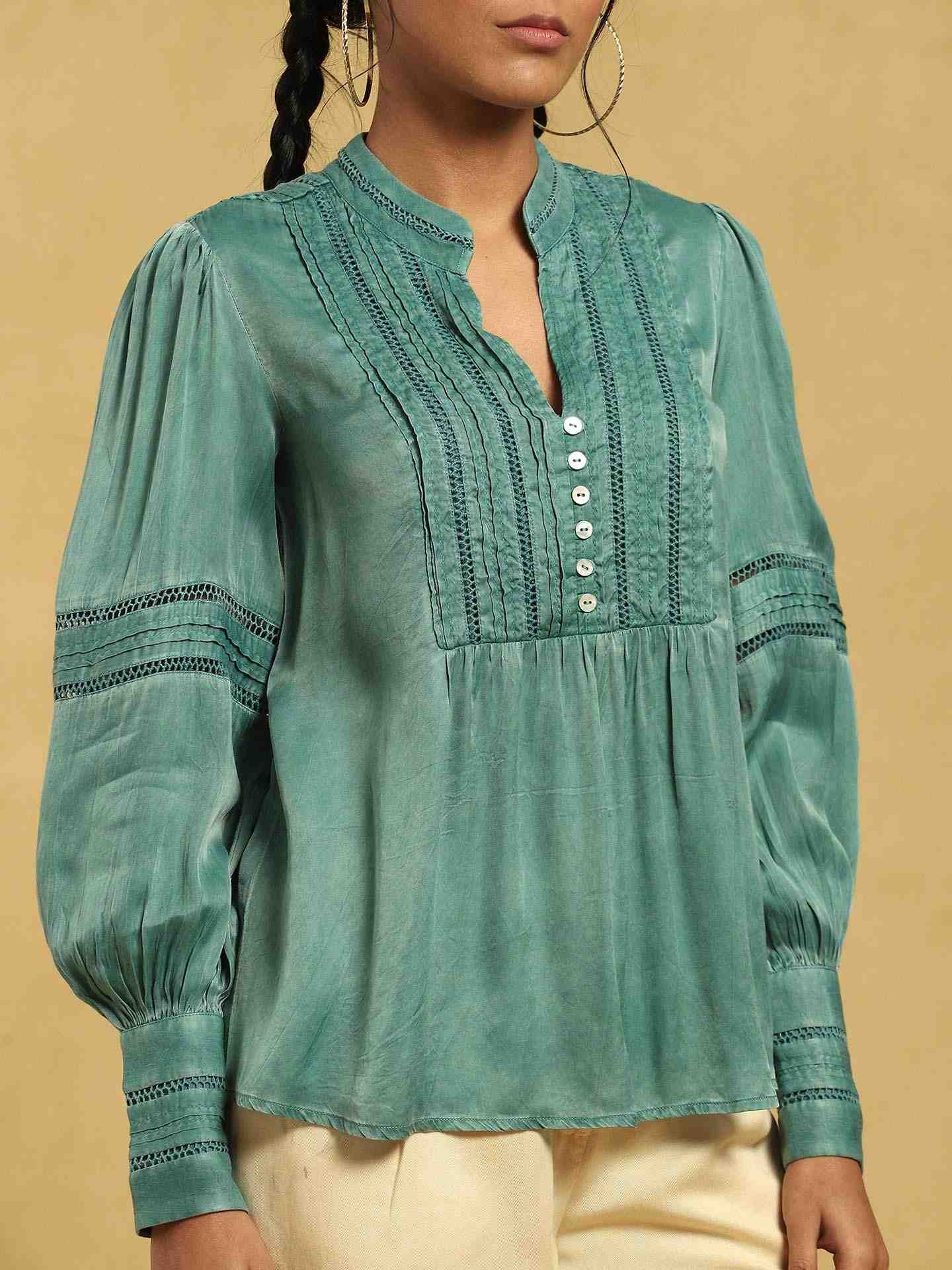 Teal Masai Mara Kurti