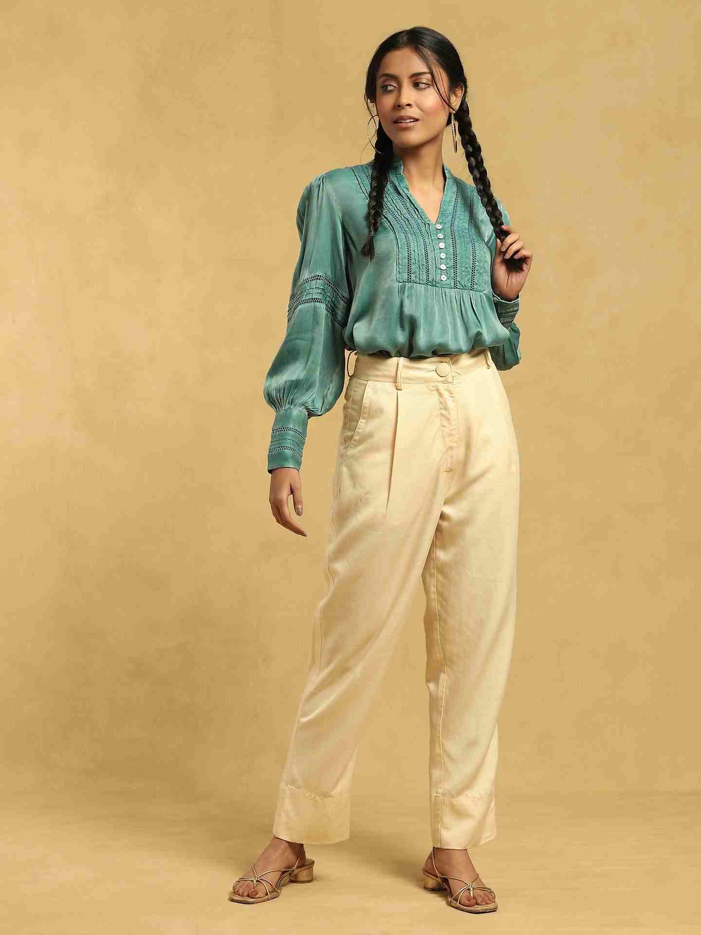 Teal Masai Mara Kurti