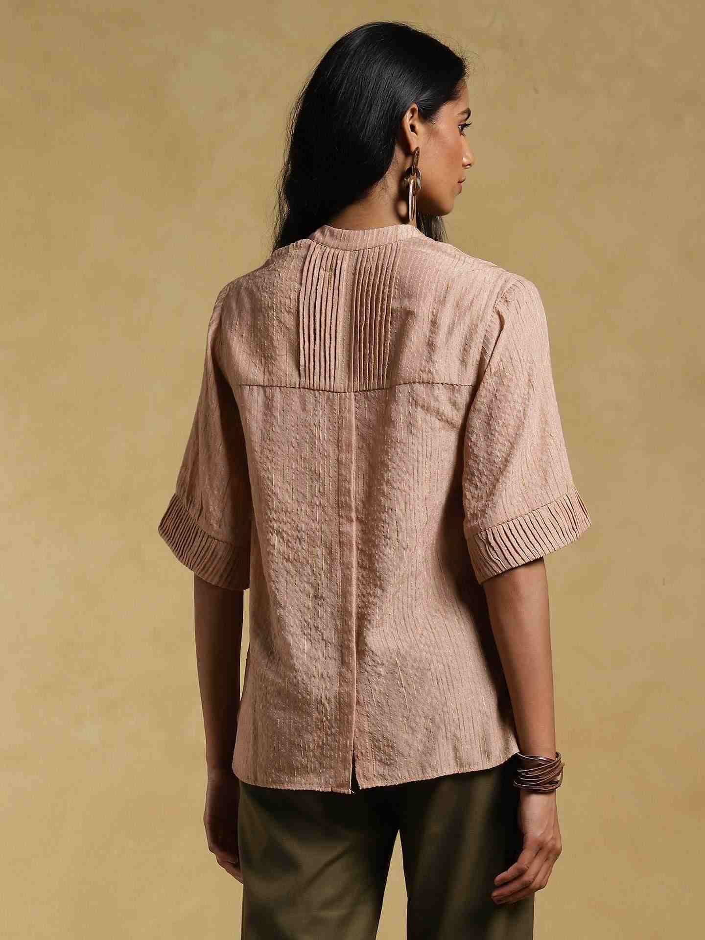 Beige Ethereal Cotton Kurti